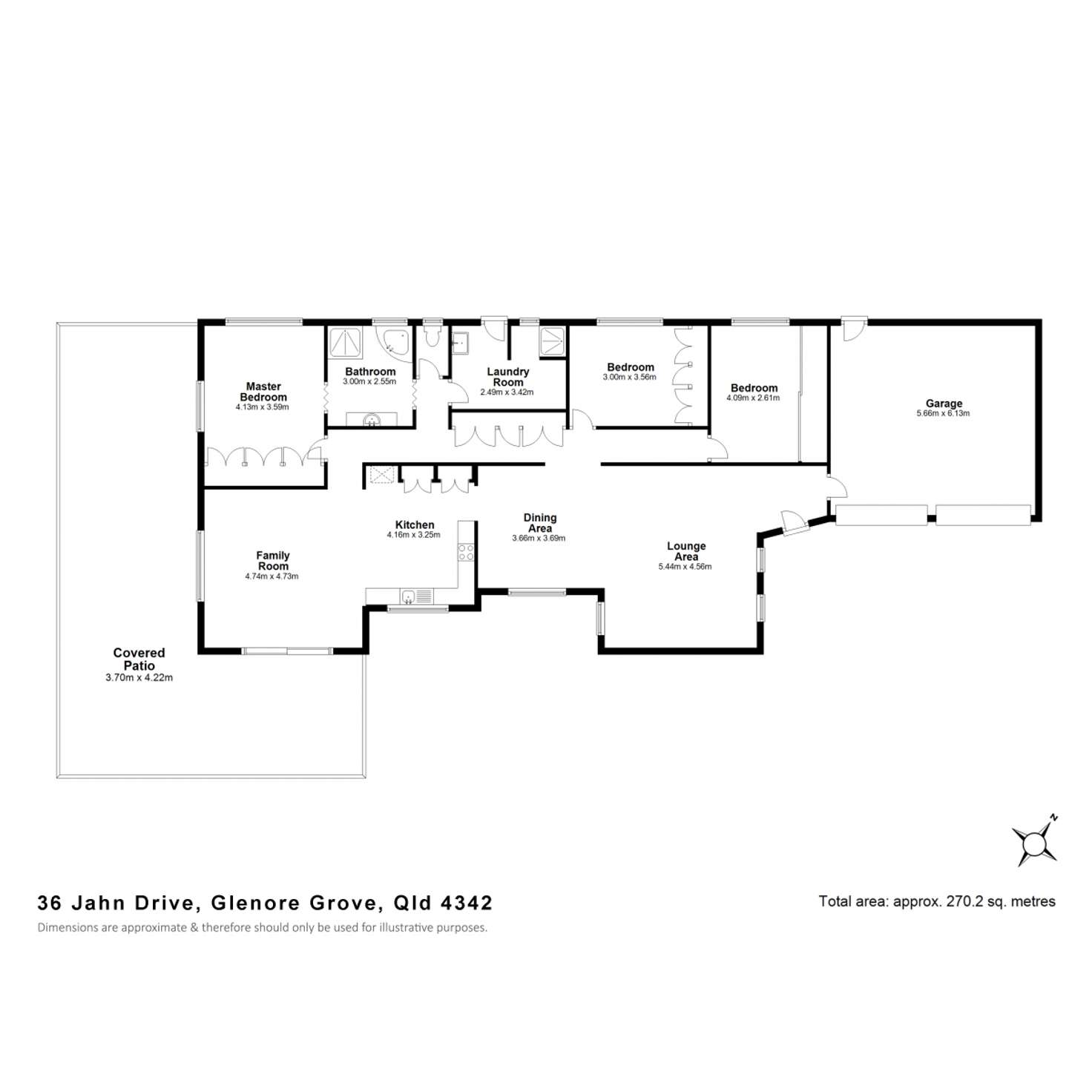 Floorplan of Homely house listing, 36 Jahn Drive, Glenore Grove QLD 4342