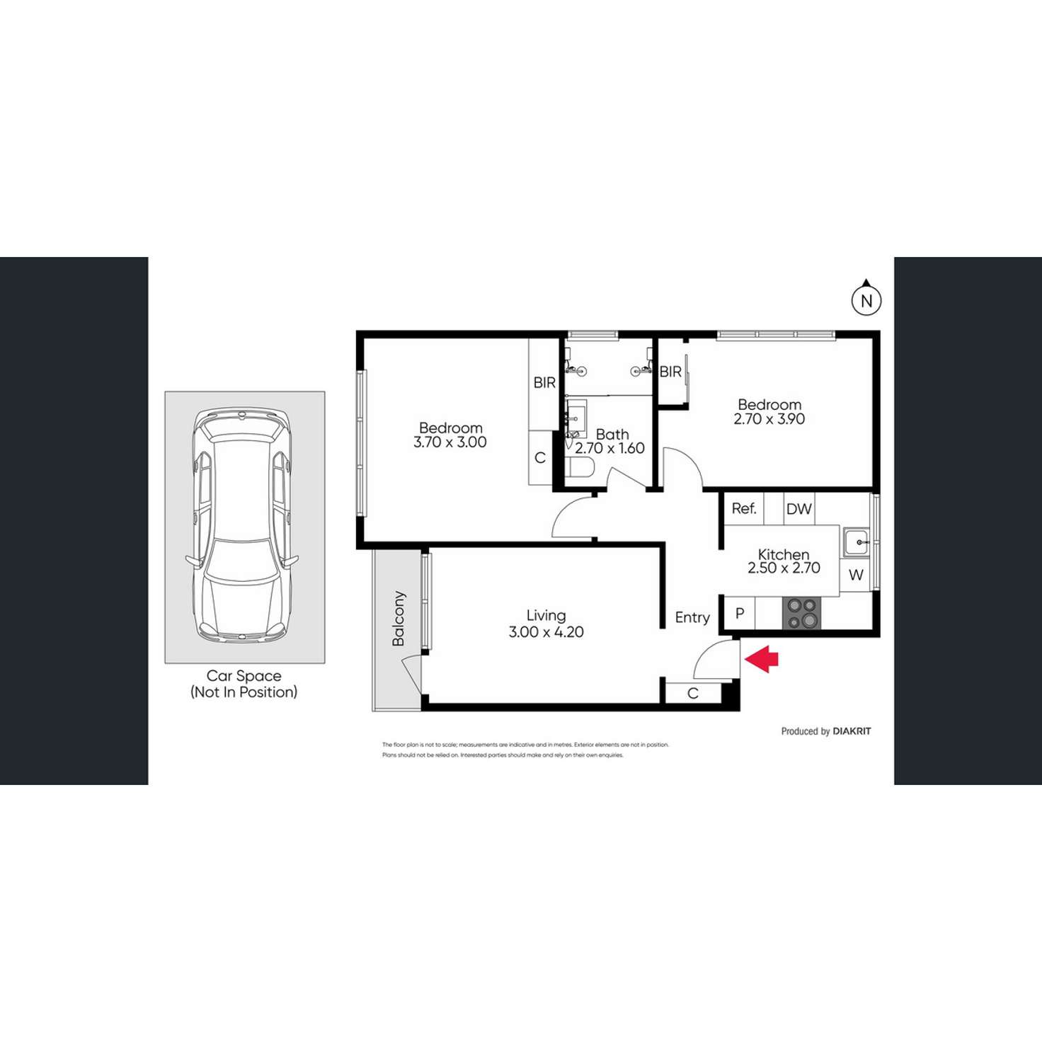 Floorplan of Homely apartment listing, 5/574 Glenferrie Road, Hawthorn VIC 3122