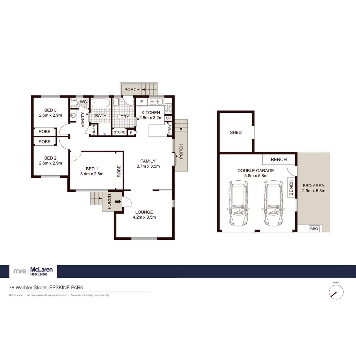 Floorplan of Homely house listing, 78 Warbler Street, Erskine Park NSW 2759
