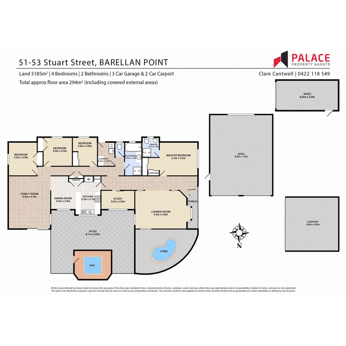 Floorplan of Homely house listing, 51-53 Stuart Street, Barellan Point QLD 4306