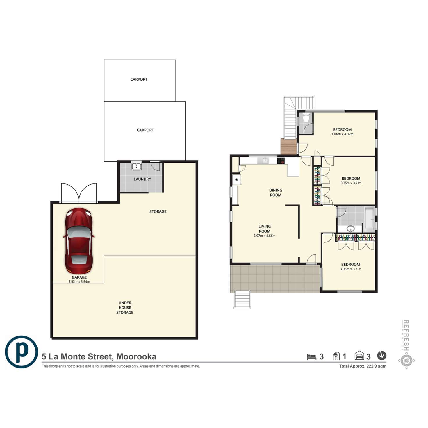 Floorplan of Homely house listing, 5 La Monte Street, Moorooka QLD 4105