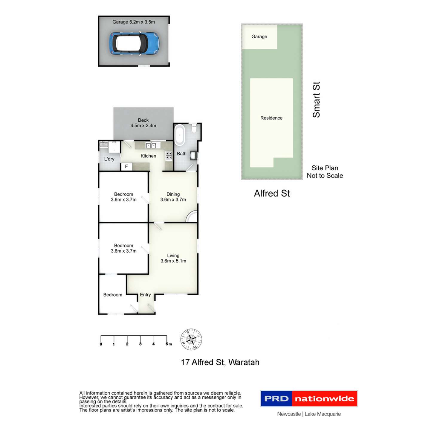 Floorplan of Homely house listing, 17 Alfred Street, Waratah NSW 2298