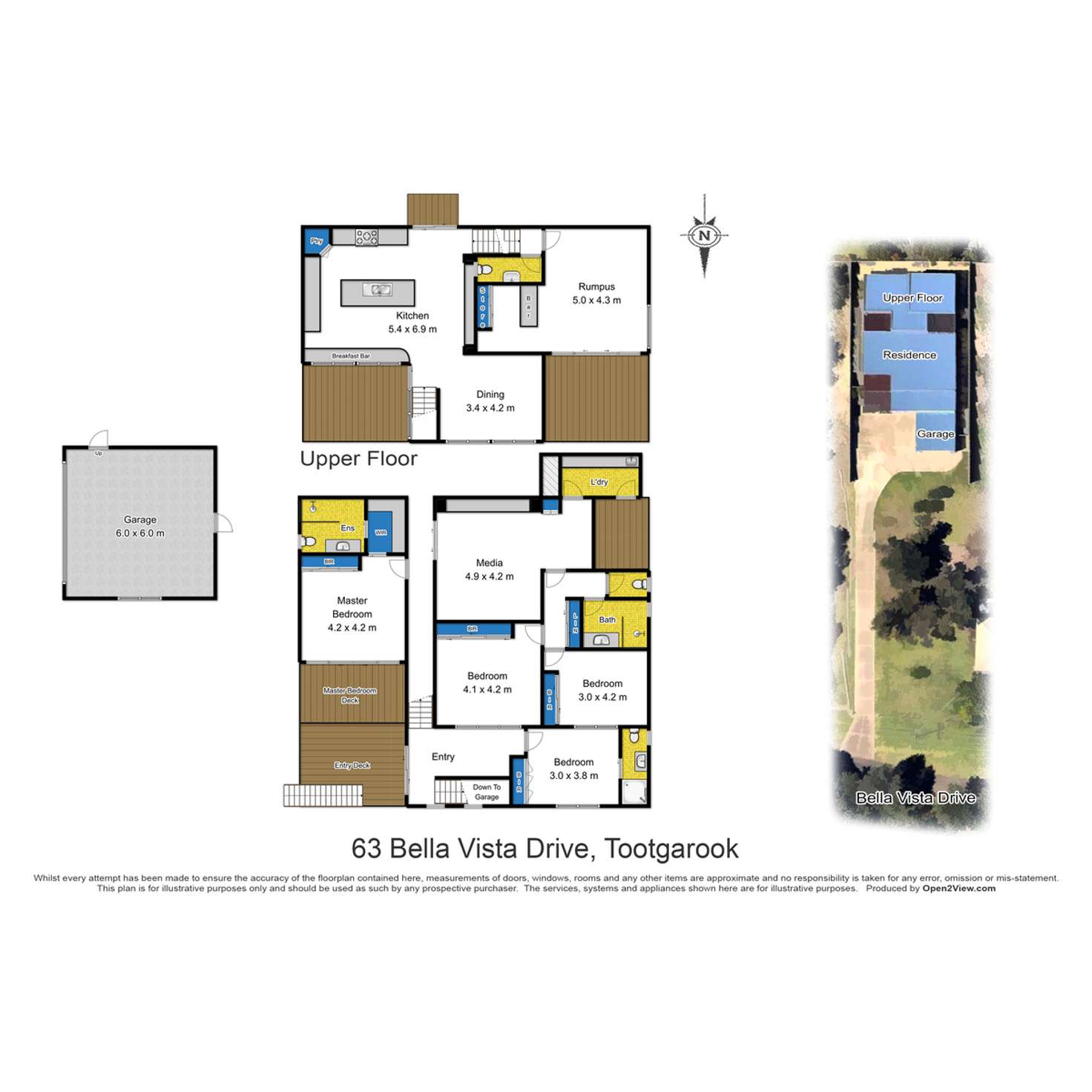 Floorplan of Homely house listing, 63 Bella Vista Drive, Tootgarook VIC 3941