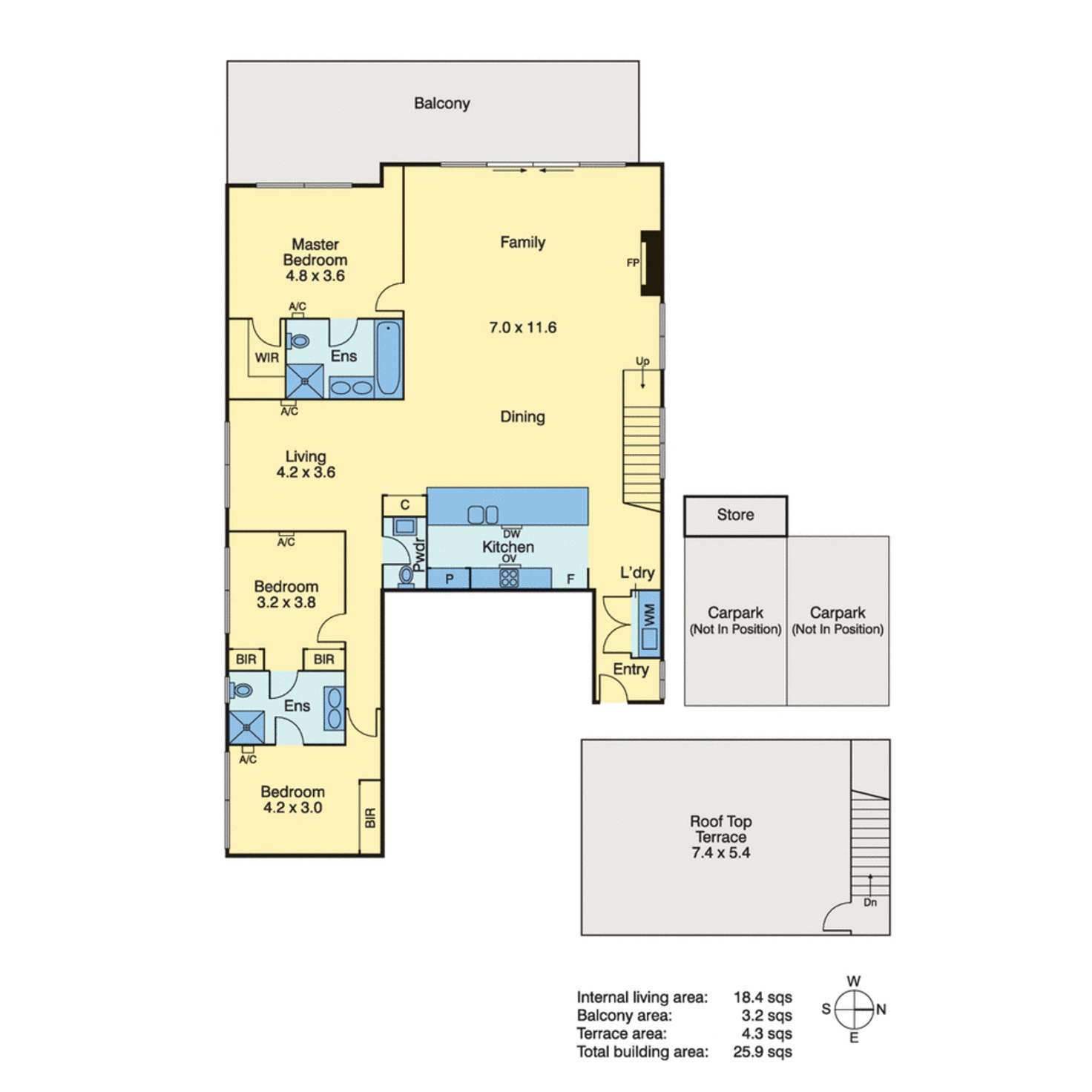 Floorplan of Homely townhouse listing, 6/606 Esplanade, Mount Martha VIC 3934