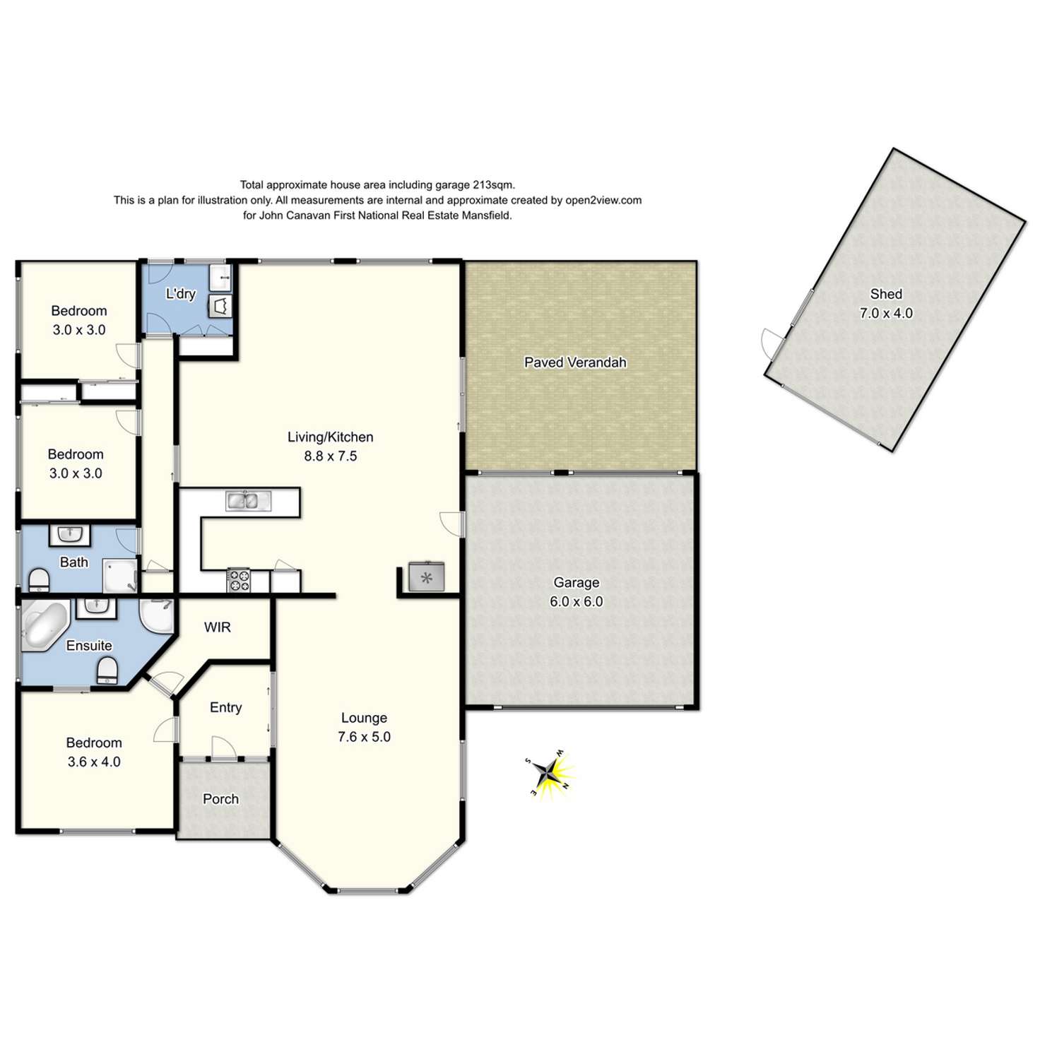 Floorplan of Homely house listing, 23 Mitchell Court, Mansfield VIC 3722