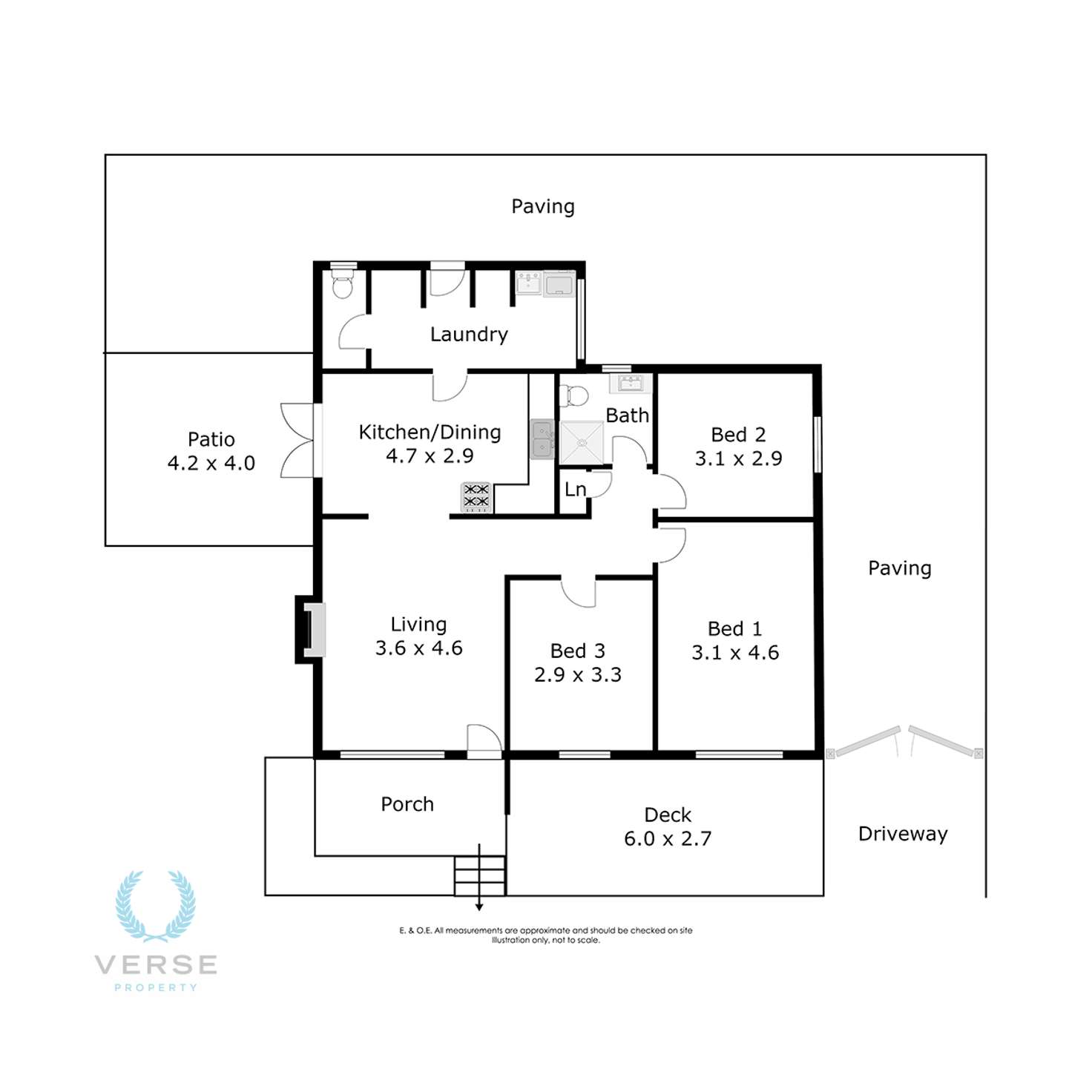 Floorplan of Homely house listing, 14 Dearle Street, Hamilton Hill WA 6163