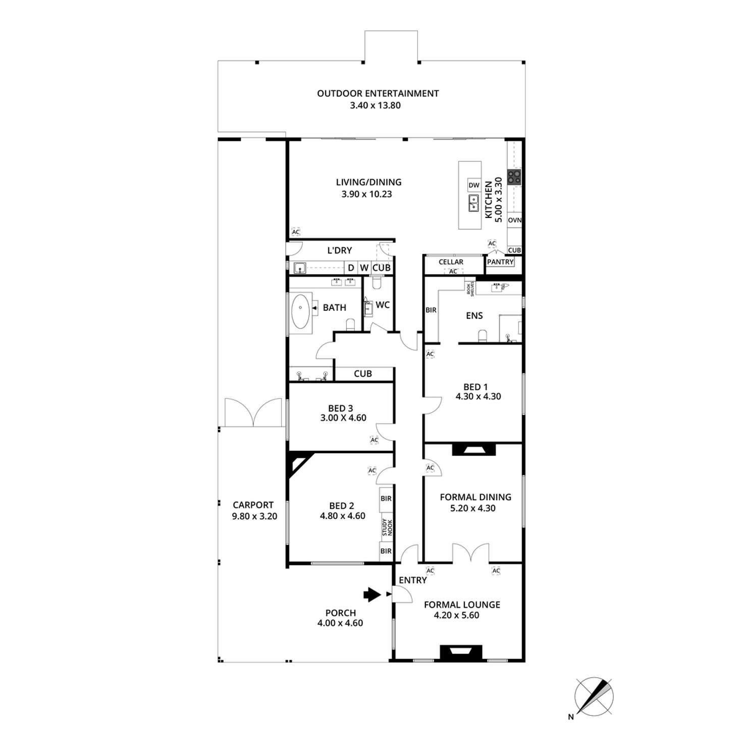 Floorplan of Homely house listing, 28 Brunswick Street, Walkerville SA 5081