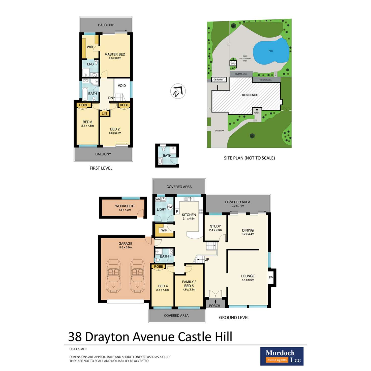 Floorplan of Homely house listing, 38 Drayton Avenue, Castle Hill NSW 2154