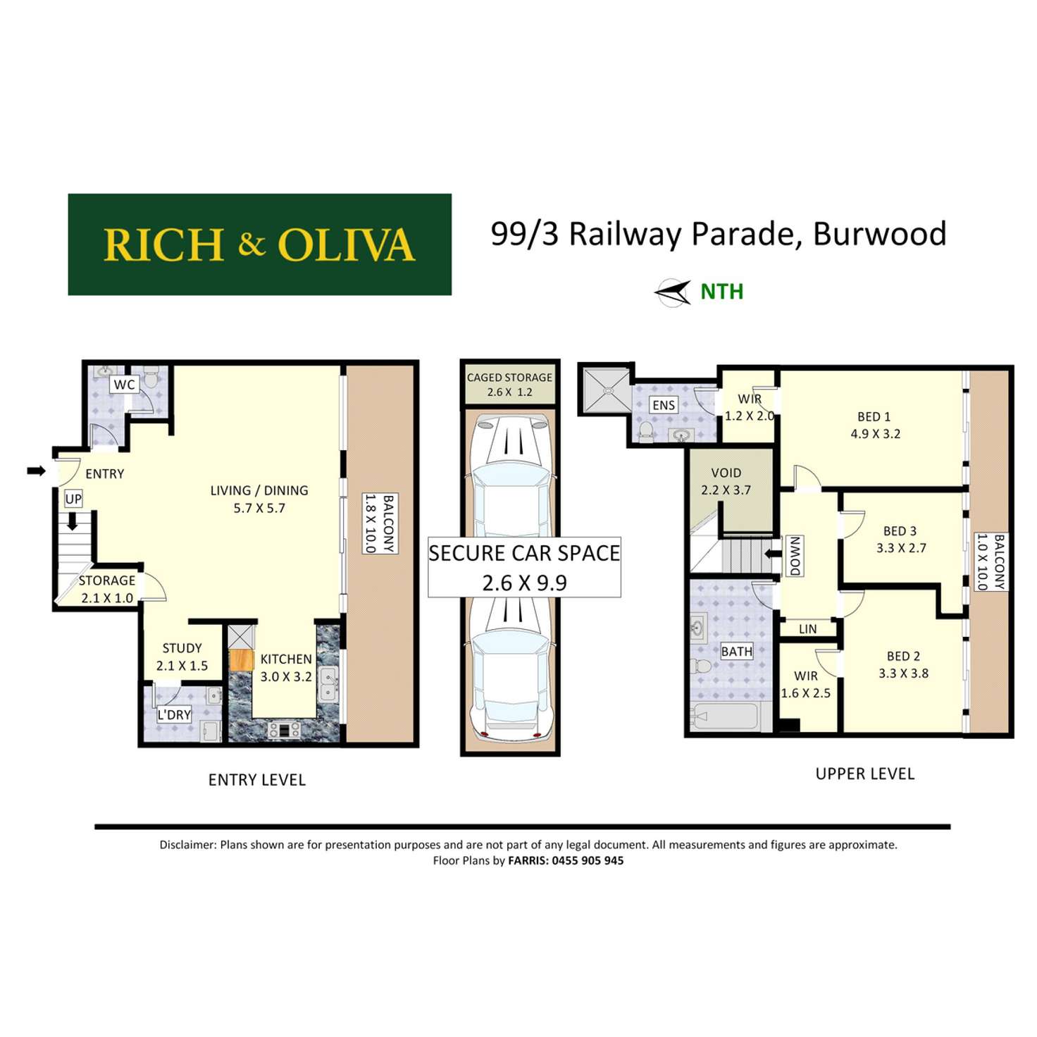 Floorplan of Homely apartment listing, 99/3 Railway Parade, Burwood NSW 2134