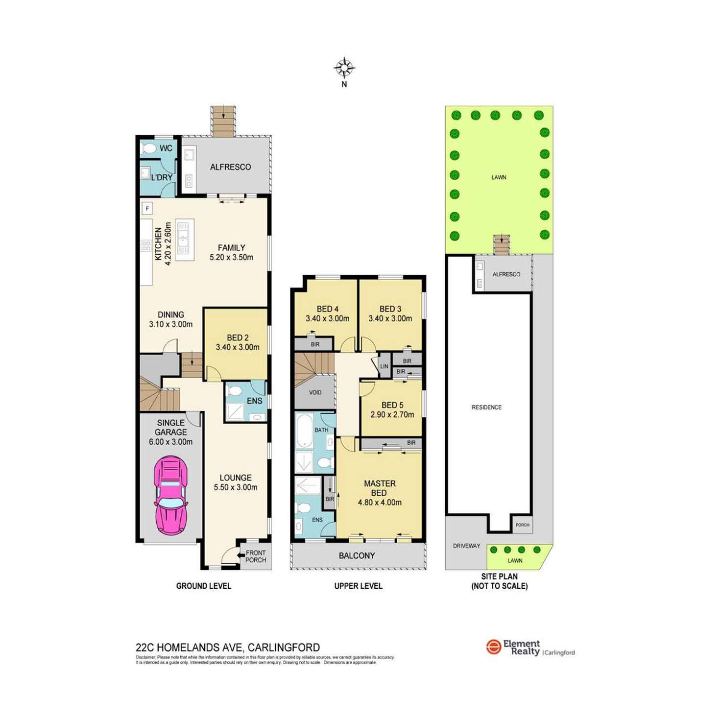 Floorplan of Homely house listing, 22B Homelands Avenue, Carlingford NSW 2118