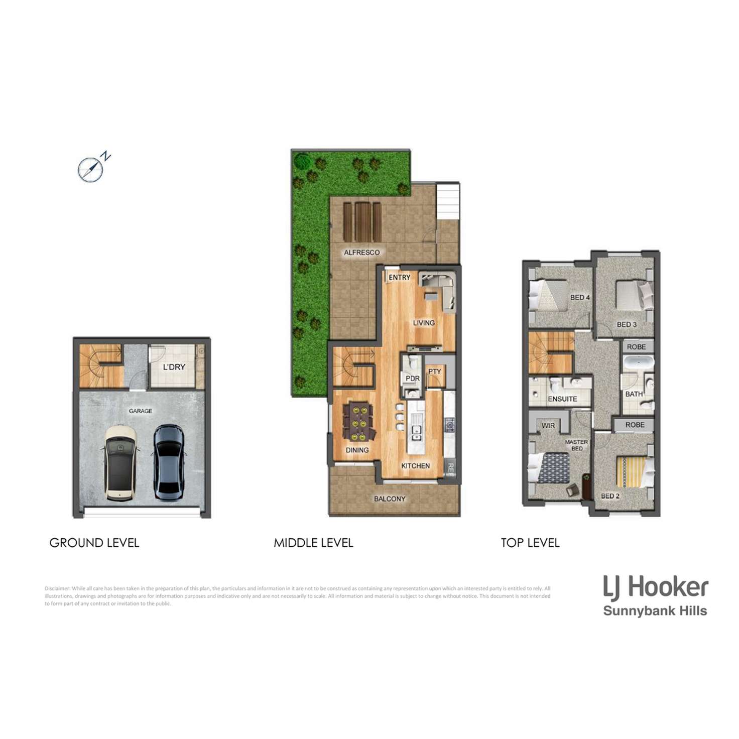 Floorplan of Homely townhouse listing, 9/1 Berge Street, Mount Gravatt QLD 4122