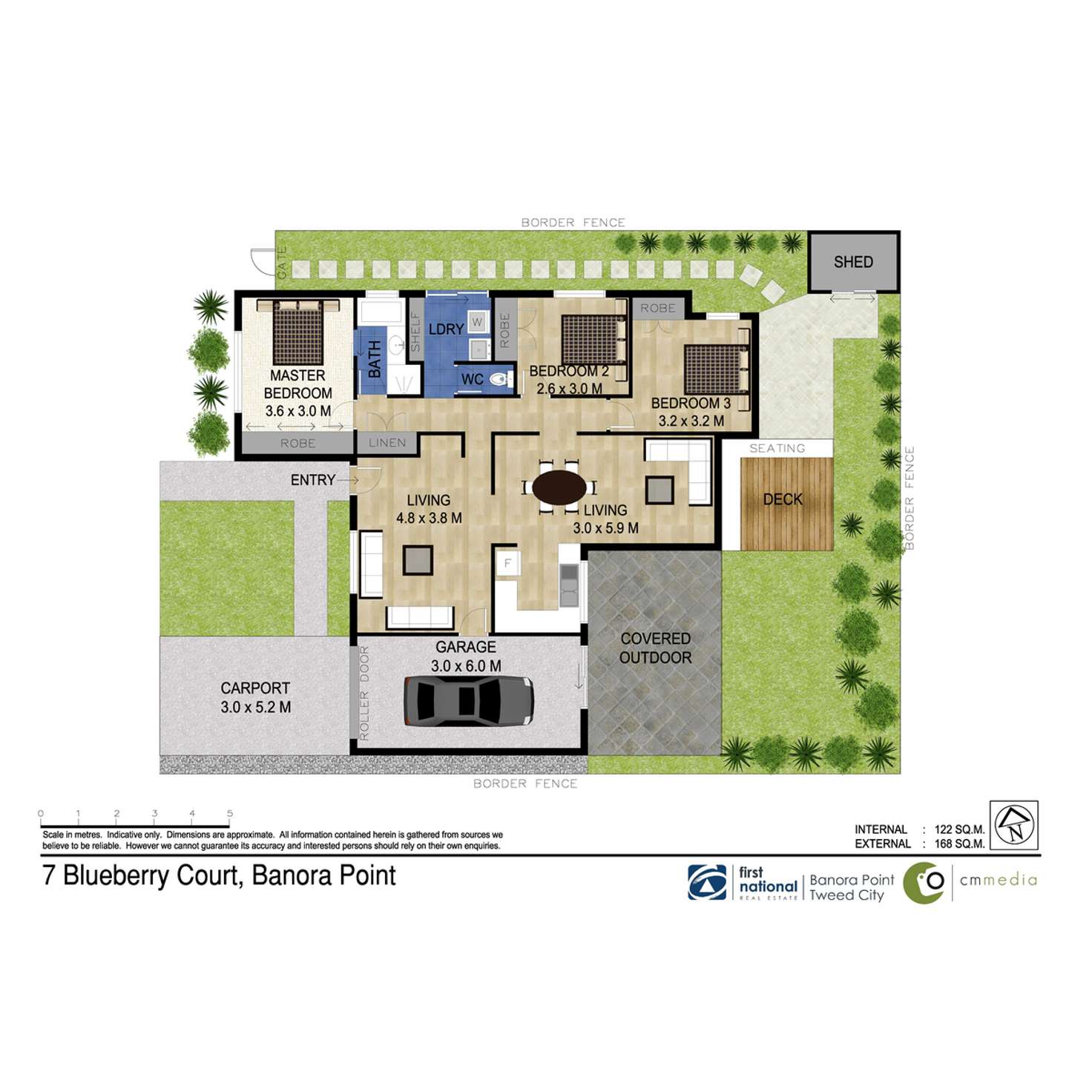 Floorplan of Homely house listing, 7 Blueberry Court, Banora Point NSW 2486