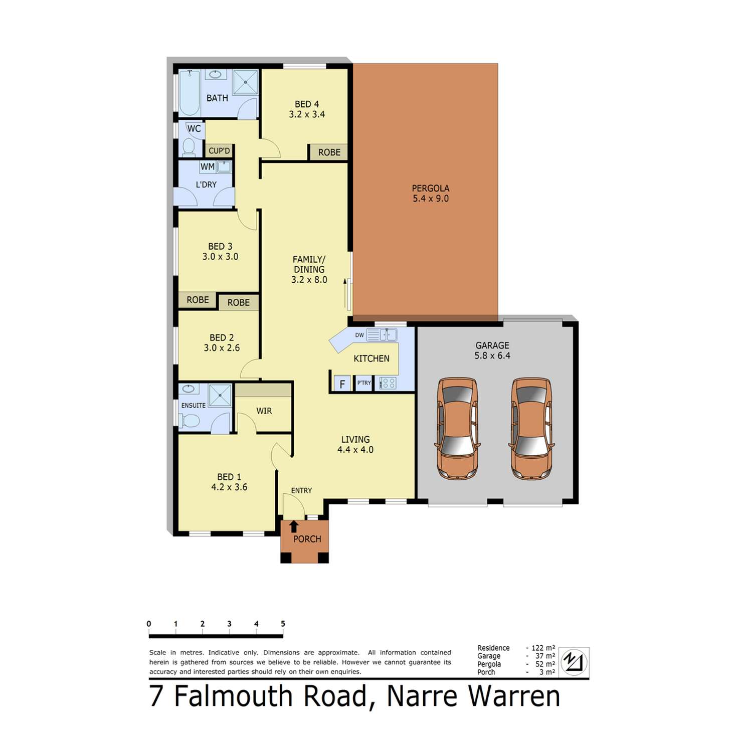 Floorplan of Homely house listing, 7 Falmouth Road, Narre Warren South VIC 3805