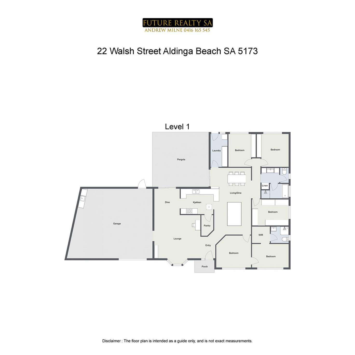 Floorplan of Homely house listing, 22 Walsh Street, Aldinga Beach SA 5173