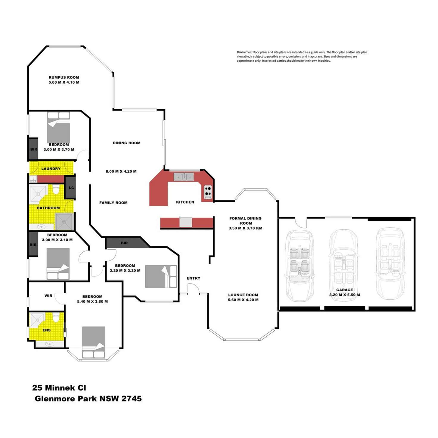 Floorplan of Homely house listing, 25 Minnek Close, Glenmore Park NSW 2745