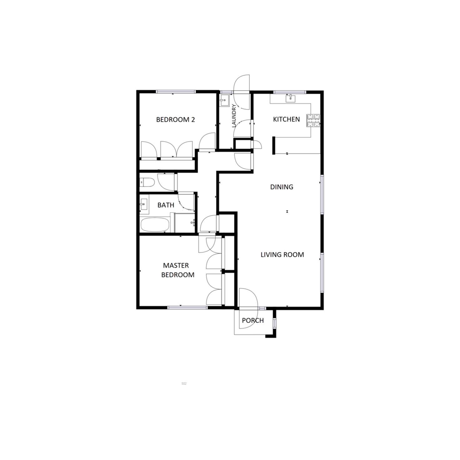 Floorplan of Homely unit listing, 4/559 Roper Street, Albury NSW 2640