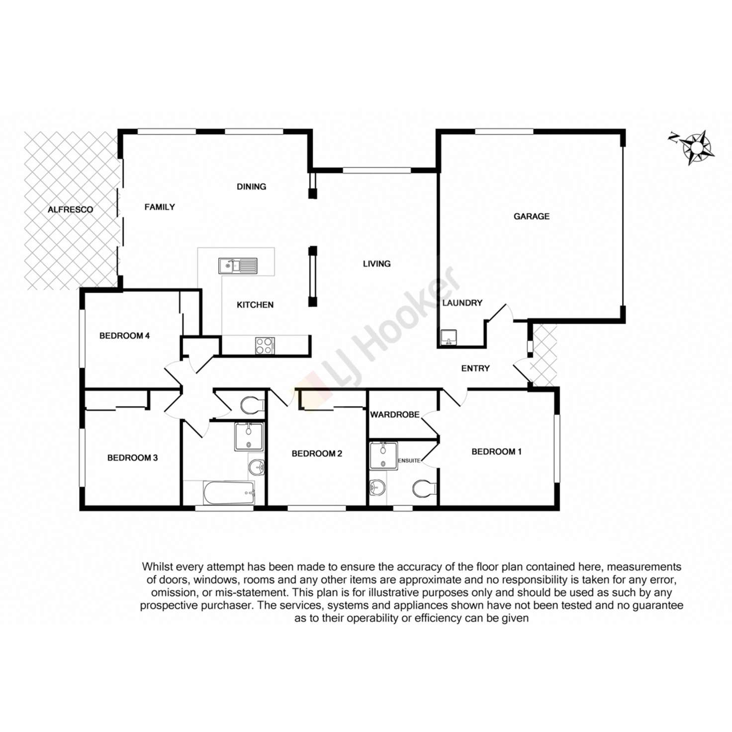 Floorplan of Homely house listing, 2 Bartle Frere Crescent, Algester QLD 4115