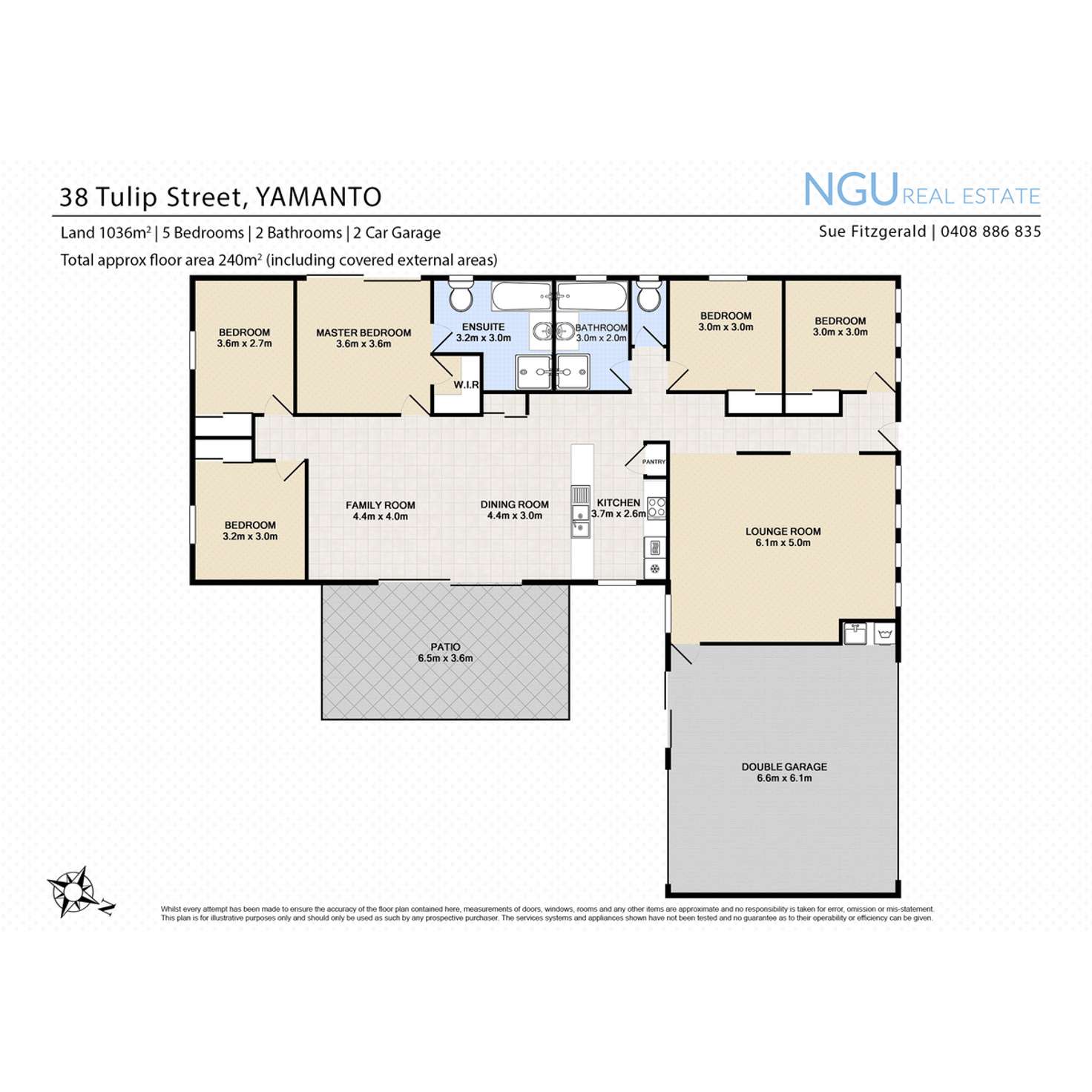 Floorplan of Homely house listing, 38 Tulip Street, Yamanto QLD 4305