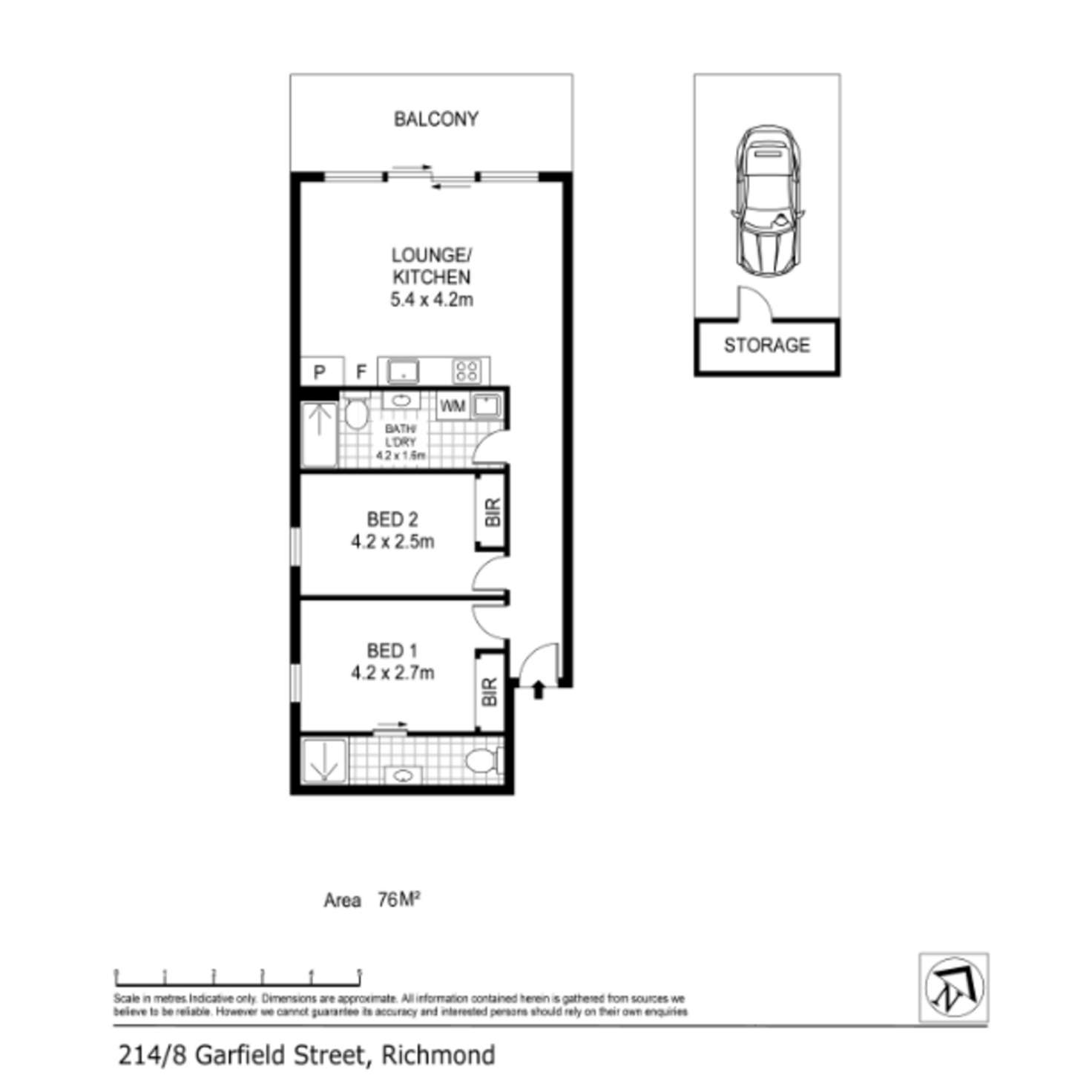 Floorplan of Homely apartment listing, Address available on request