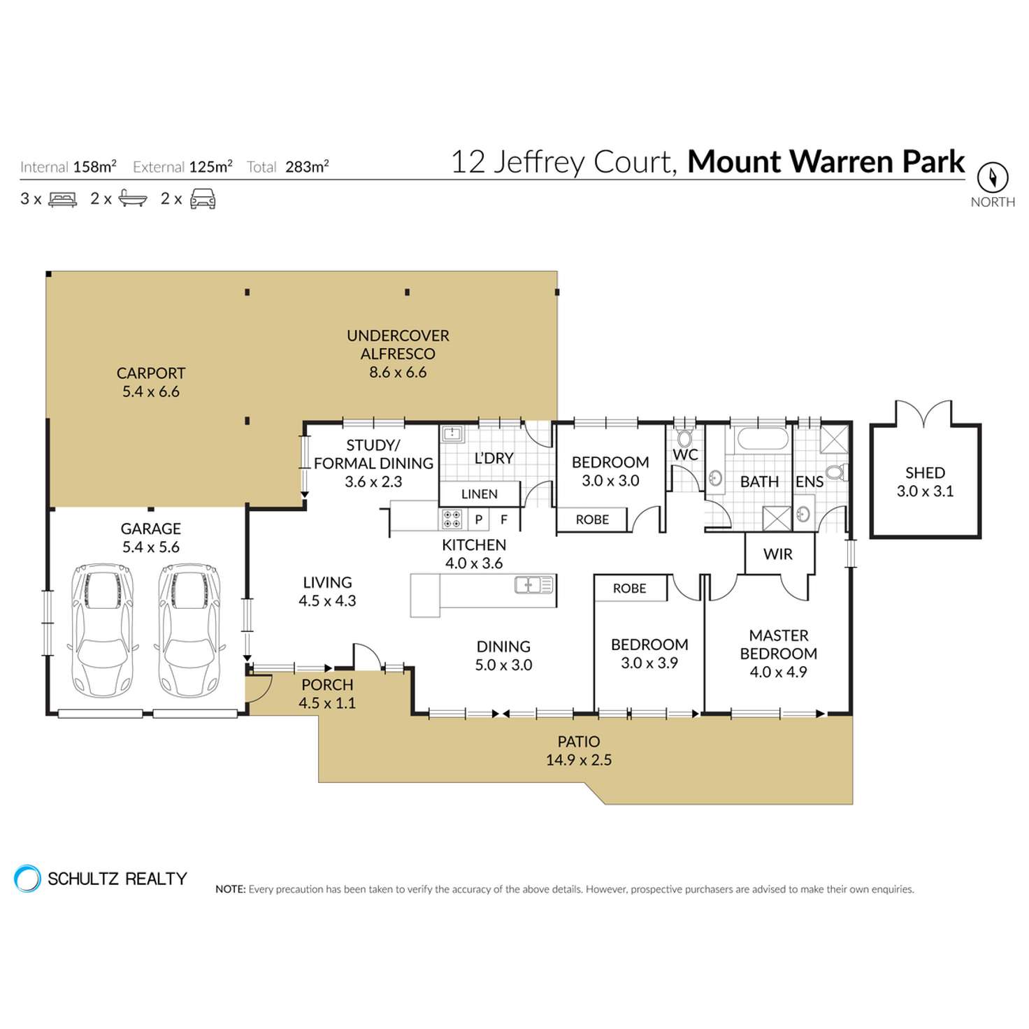 Floorplan of Homely house listing, 12 Jeffrey Court, Mount Warren Park QLD 4207