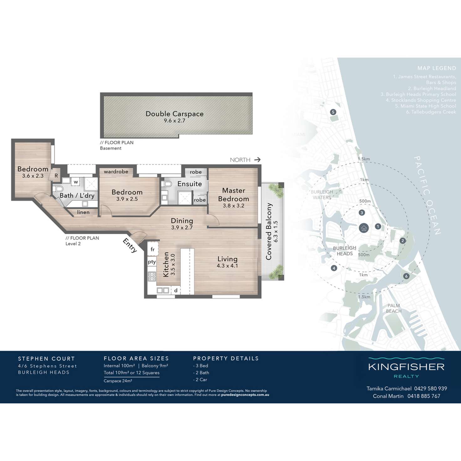 Floorplan of Homely apartment listing, 4/6 Stephens Street, Burleigh Heads QLD 4220
