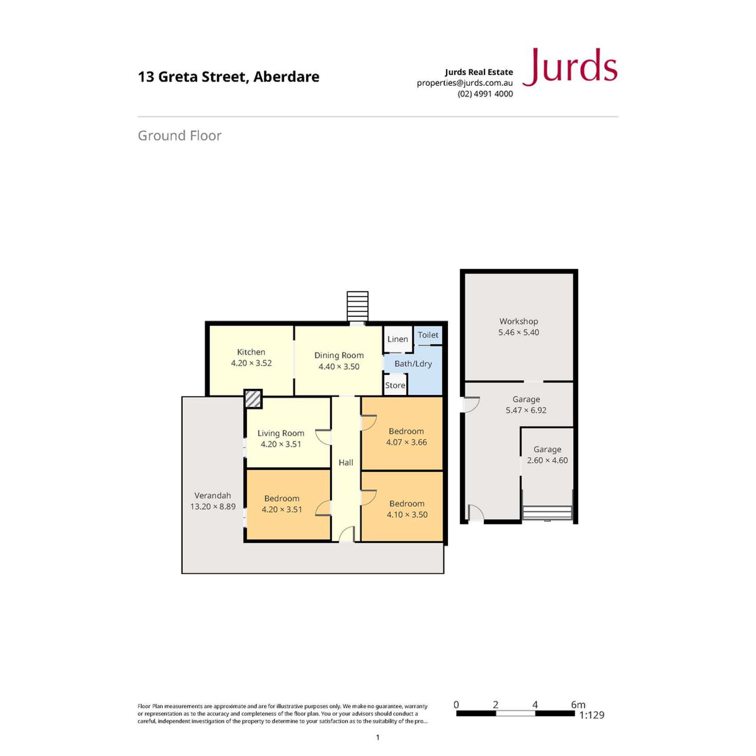 Floorplan of Homely house listing, 13 Greta Street, Aberdare NSW 2325