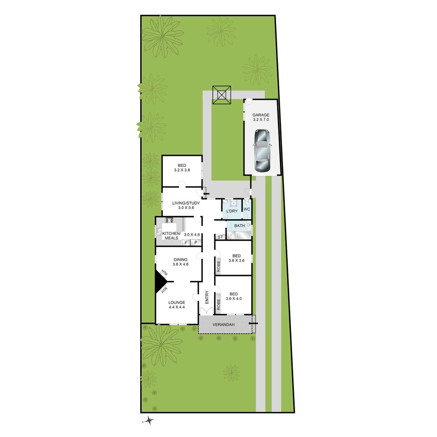 Floorplan of Homely house listing, 130 Minerva Road, Manifold Heights VIC 3218