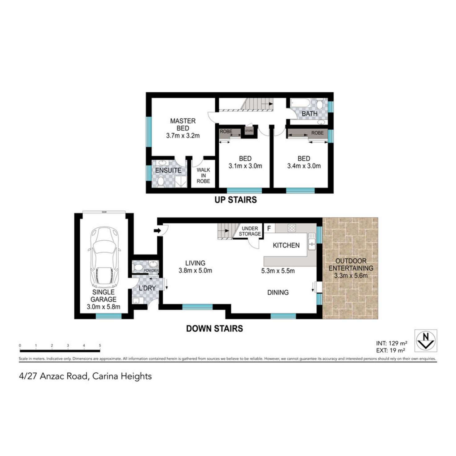 Floorplan of Homely townhouse listing, 4/27 Anzac Road, Carina Heights QLD 4152