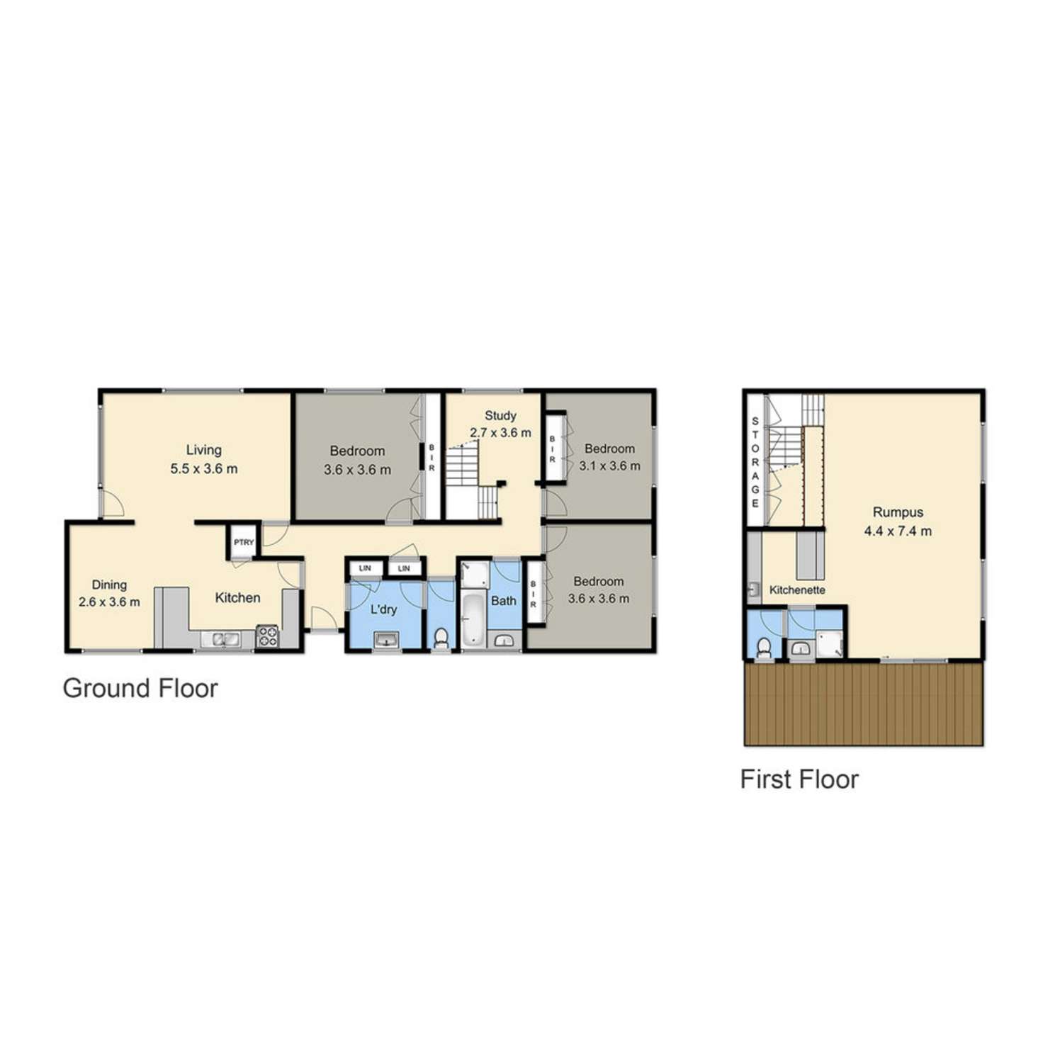 Floorplan of Homely house listing, 12 Barry Street, Tootgarook VIC 3941