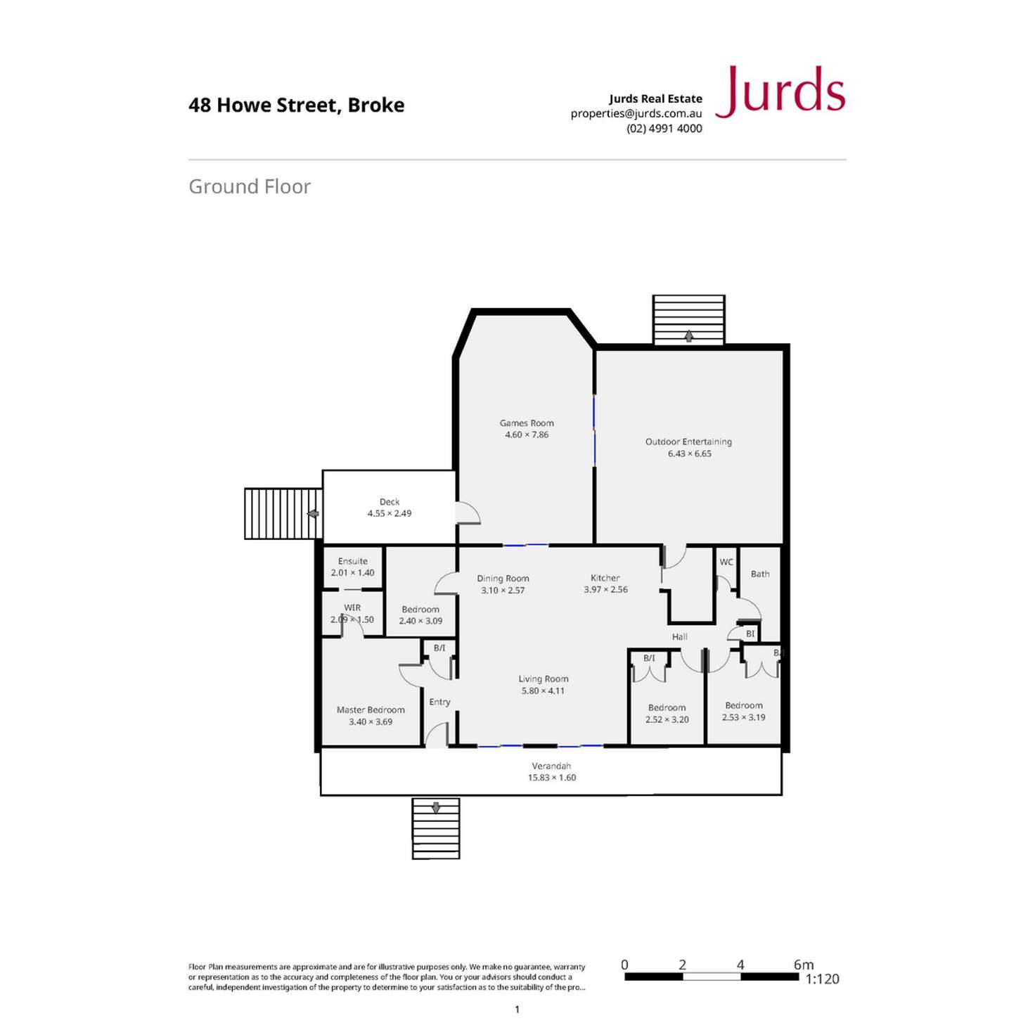 Floorplan of Homely house listing, 48 Howe Street, Broke NSW 2330