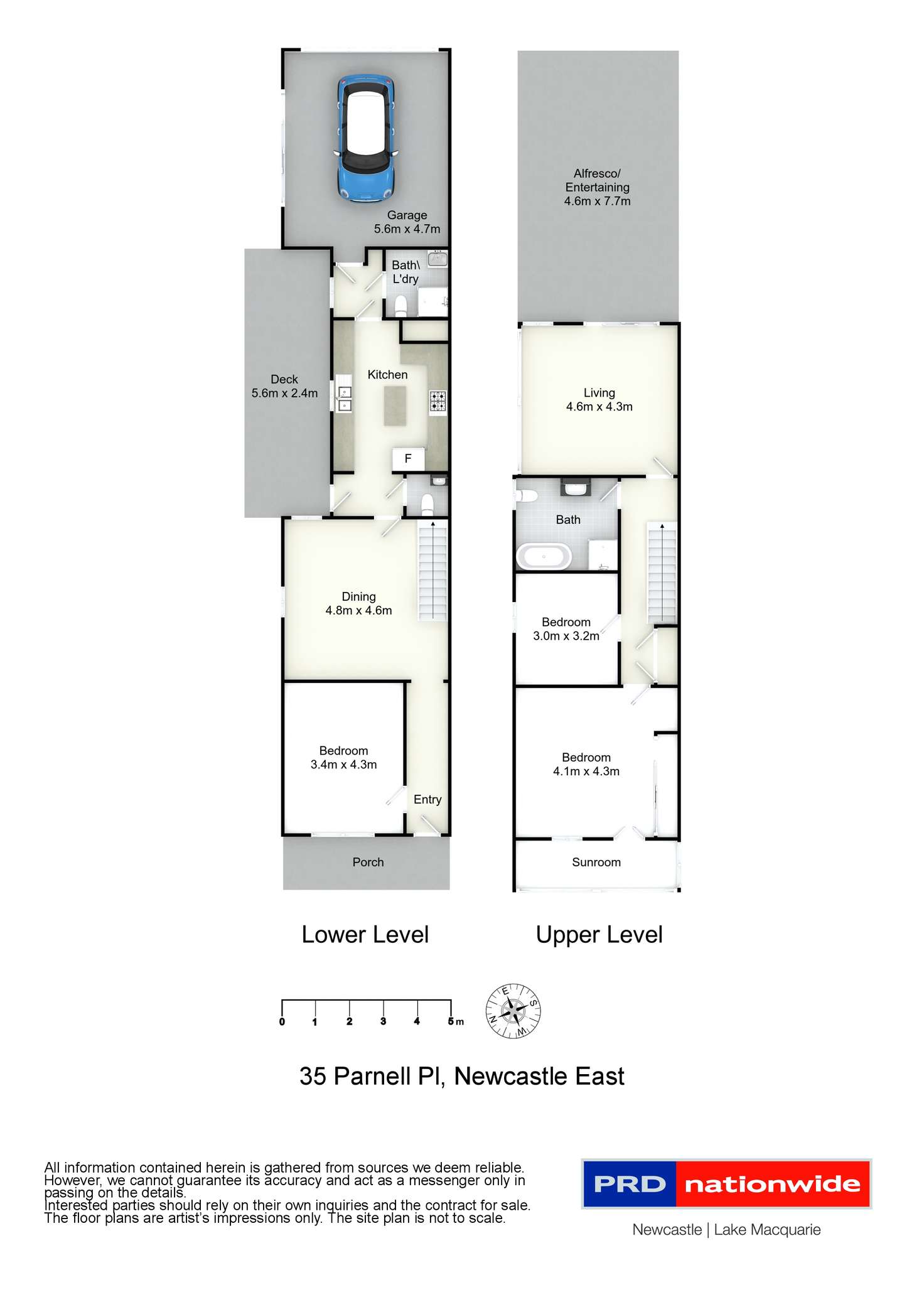 Floorplan of Homely terrace listing, 35 Parnell Place, Newcastle East NSW 2300