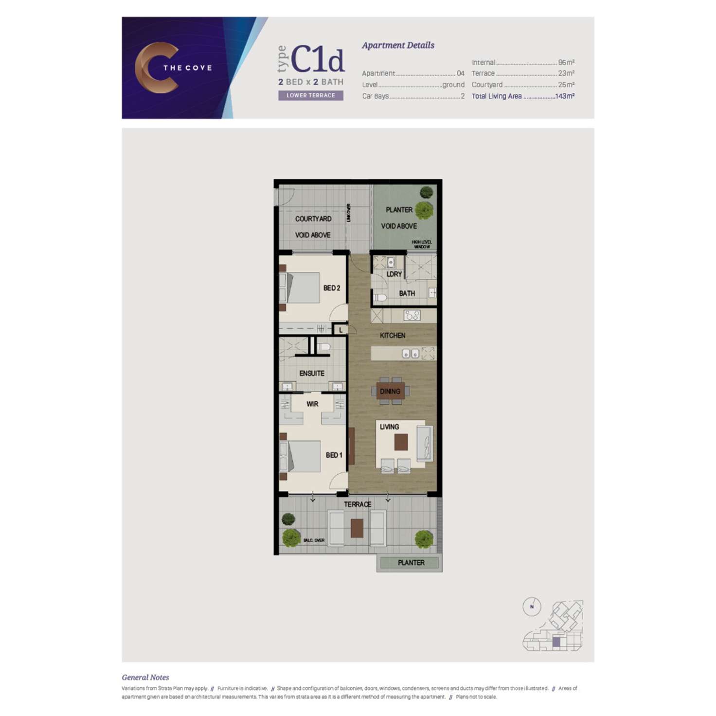 Floorplan of Homely apartment listing, 4/45 The Cutting, North Fremantle WA 6159