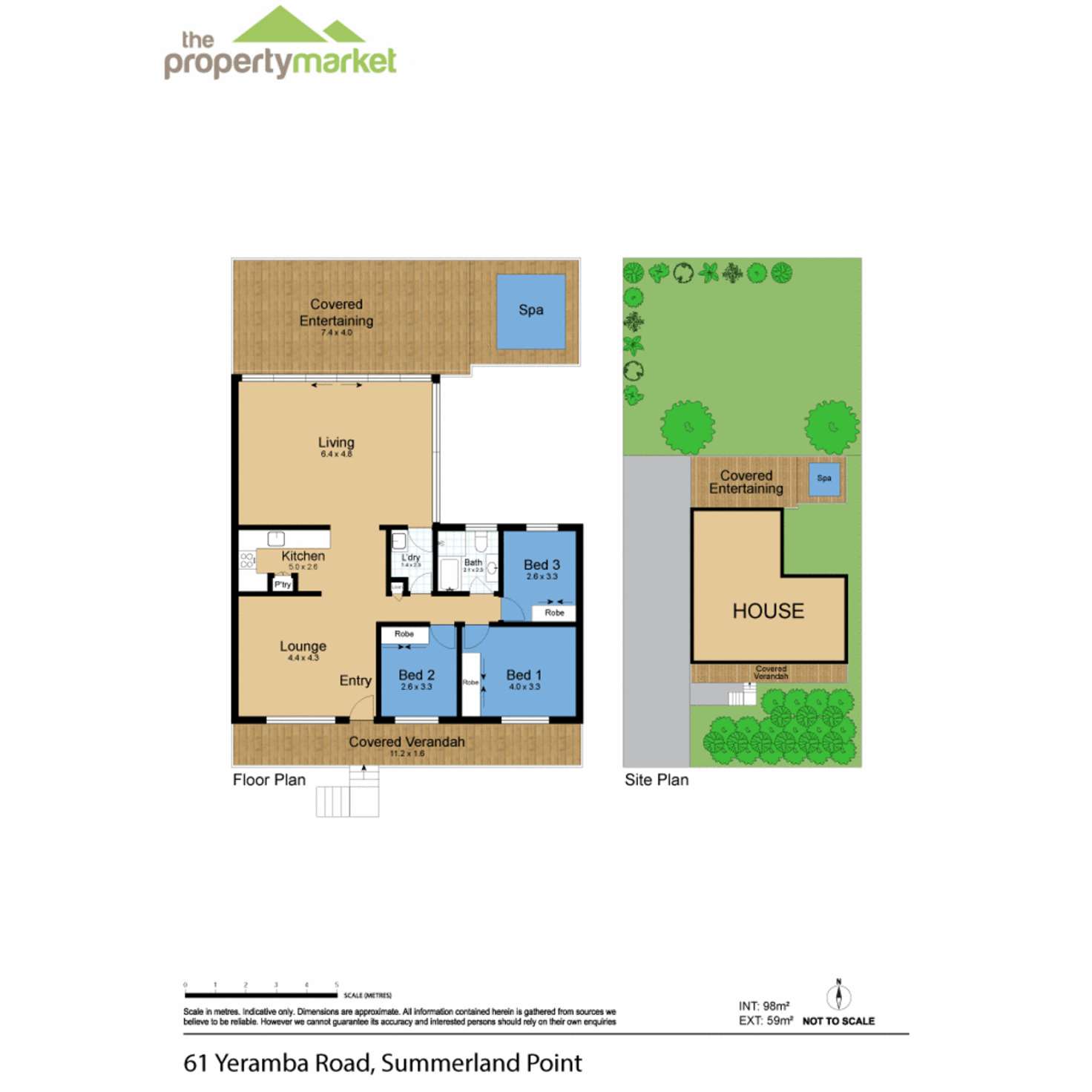 Floorplan of Homely house listing, 61 Yeramba Road, Summerland Point NSW 2259