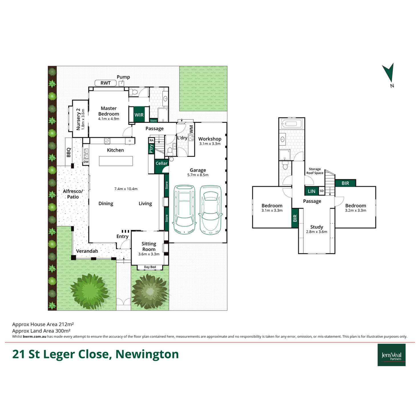 Floorplan of Homely house listing, 21 St Leger Close, Newington VIC 3350