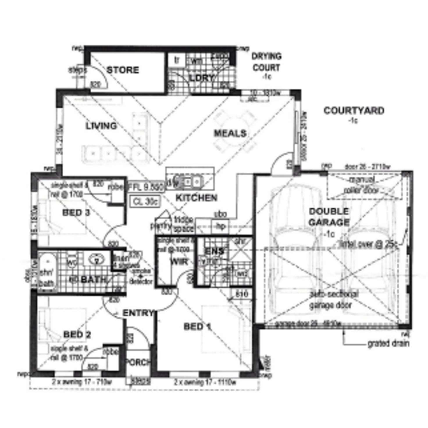 Floorplan of Homely villa listing, 137A Hillsborough Drive, Nollamara WA 6061