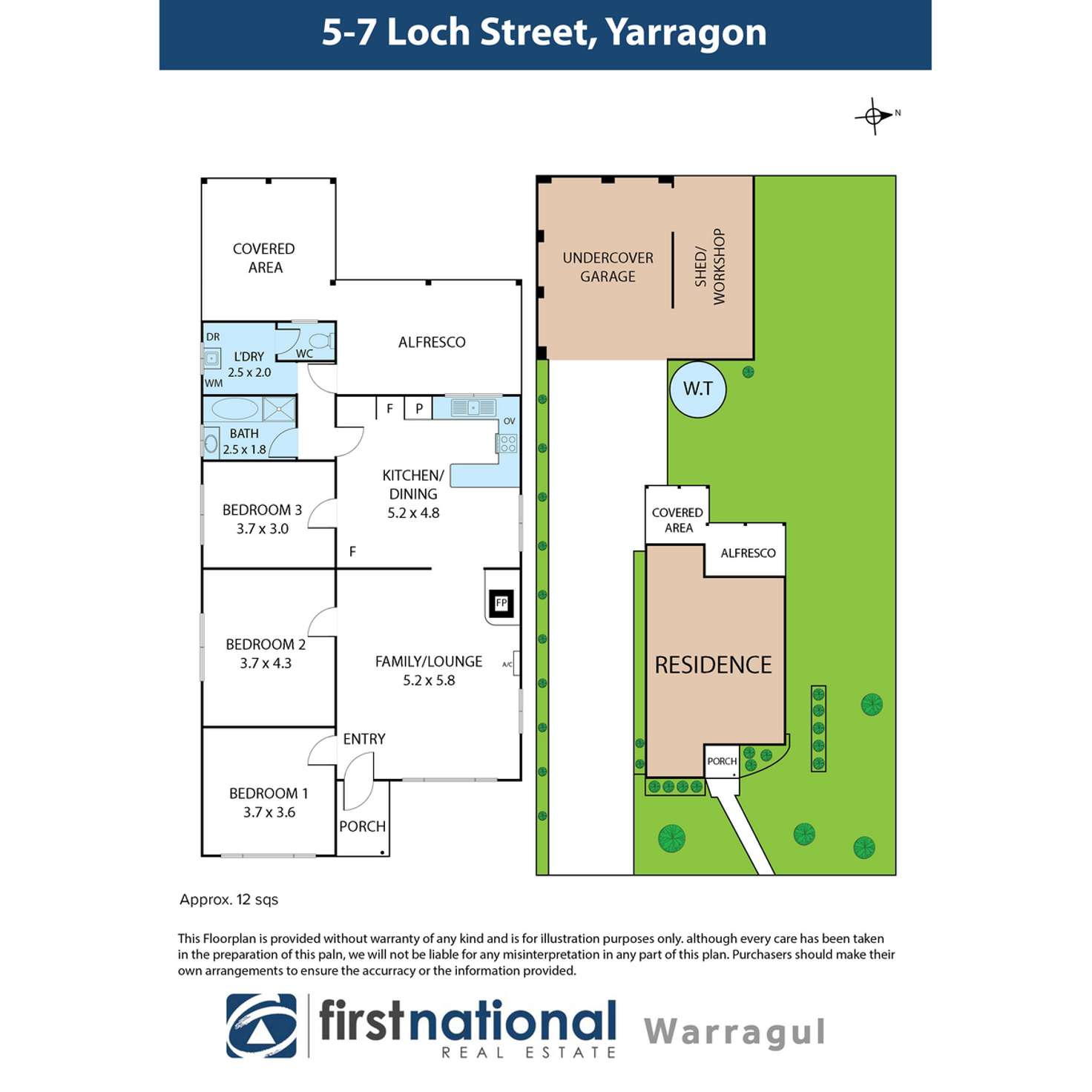 Floorplan of Homely house listing, 5-7 Loch Street, Yarragon VIC 3823