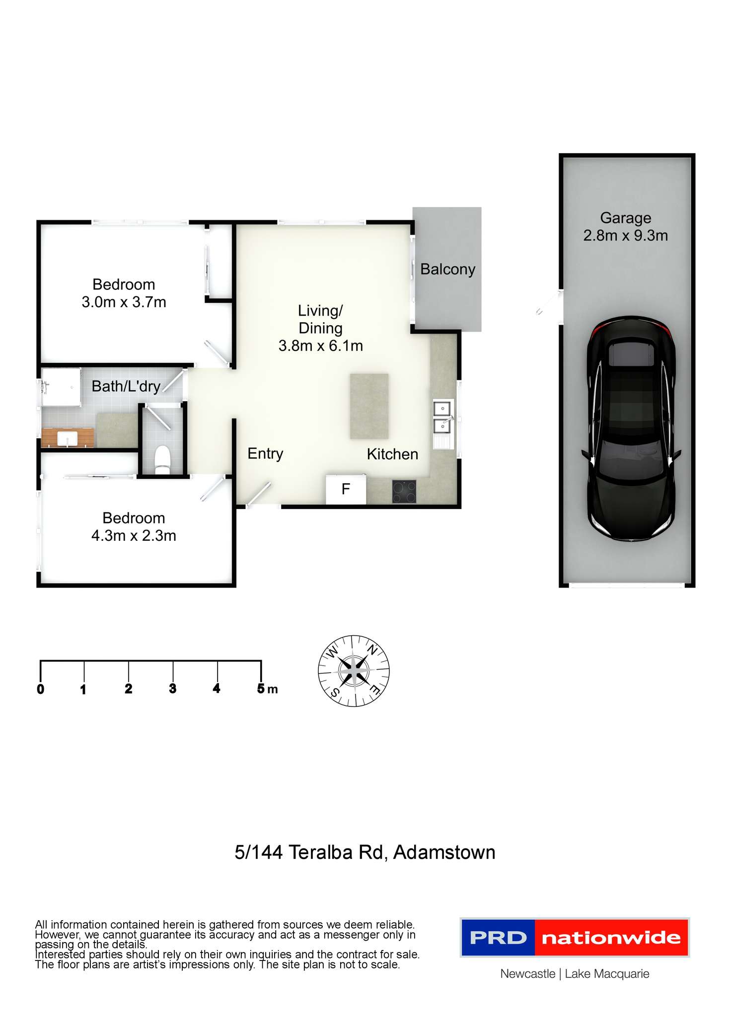 Floorplan of Homely apartment listing, 5/144 Teralba Road, Adamstown NSW 2289