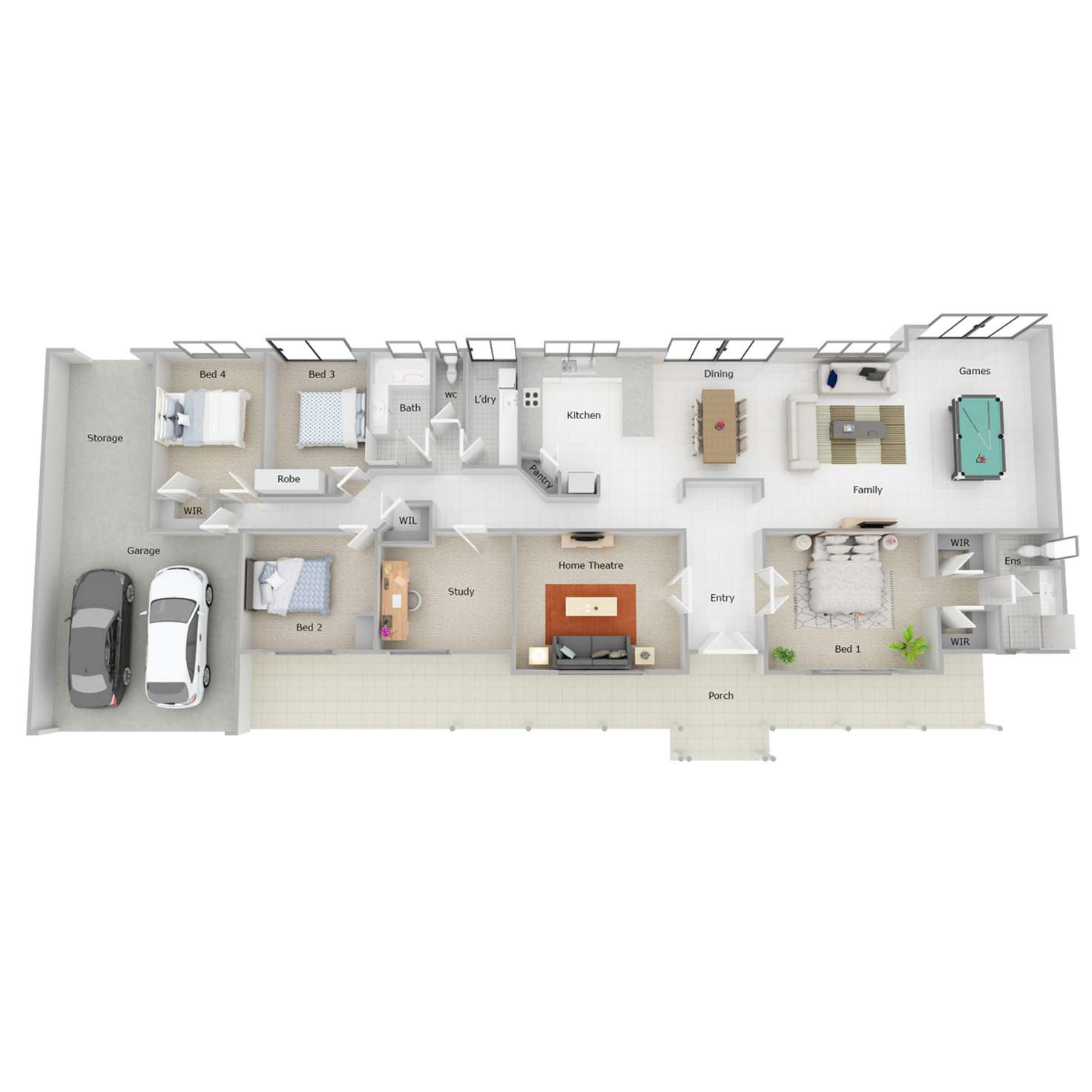 Floorplan of Homely house listing, 16 Arania Place, Bedfordale WA 6112