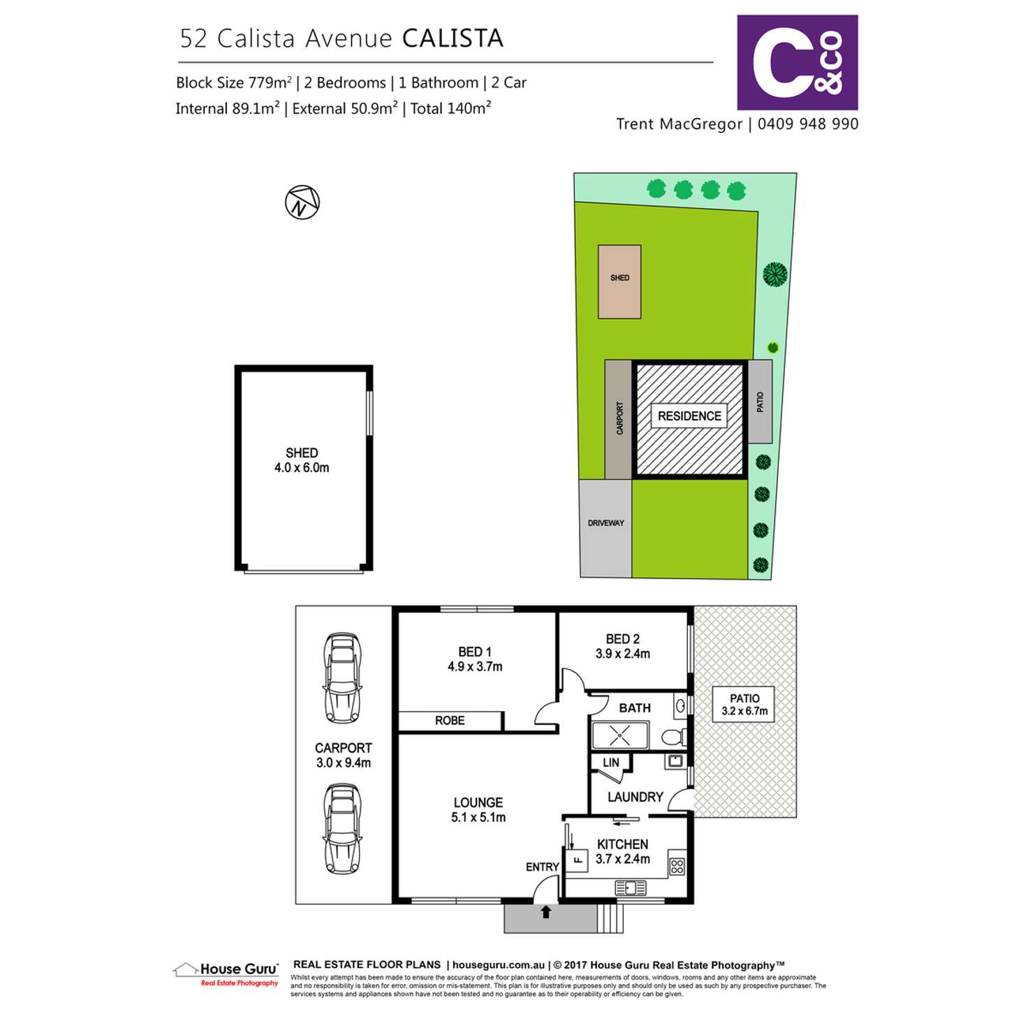 Floorplan of Homely house listing, 52 Calista Avenue, Calista WA 6167