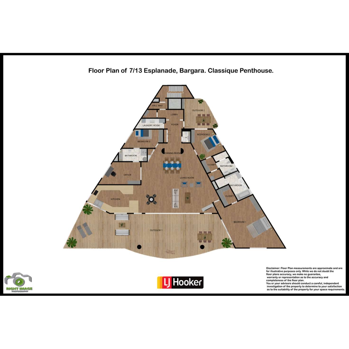 Floorplan of Homely apartment listing, 7/13 Esplanade, Bargara QLD 4670