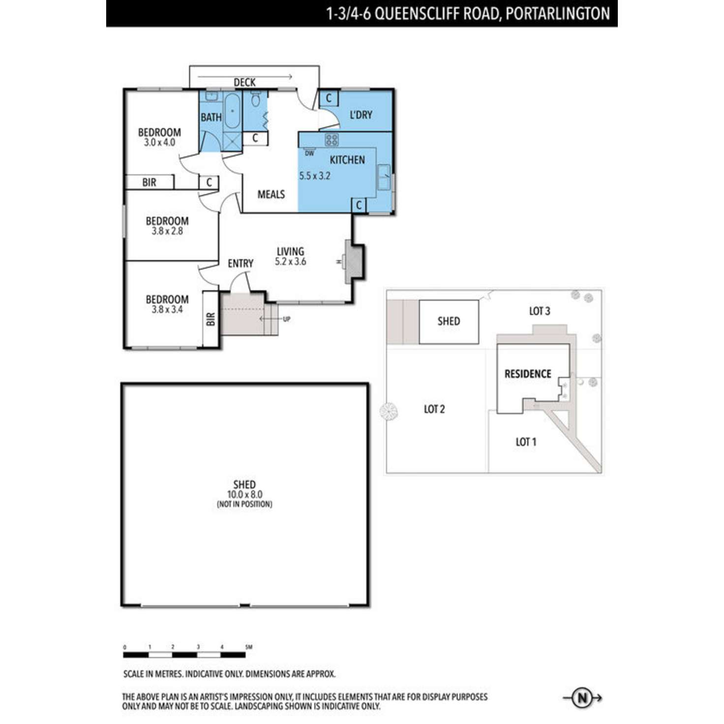 Floorplan of Homely house listing, Lots 1, 2 & 3, 4-6 Queenscliff Road, Portarlington VIC 3223