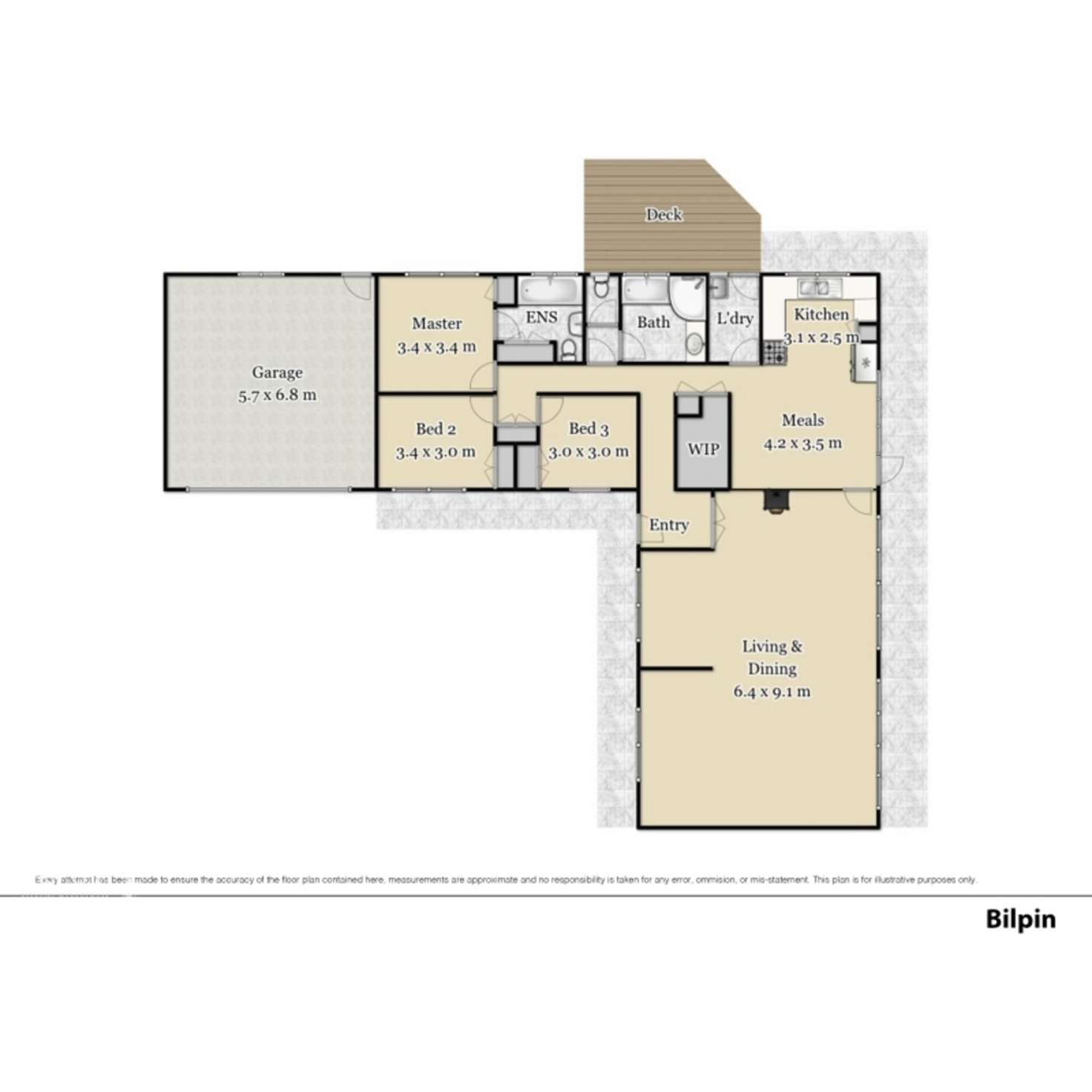 Floorplan of Homely livestock listing, Address available on request