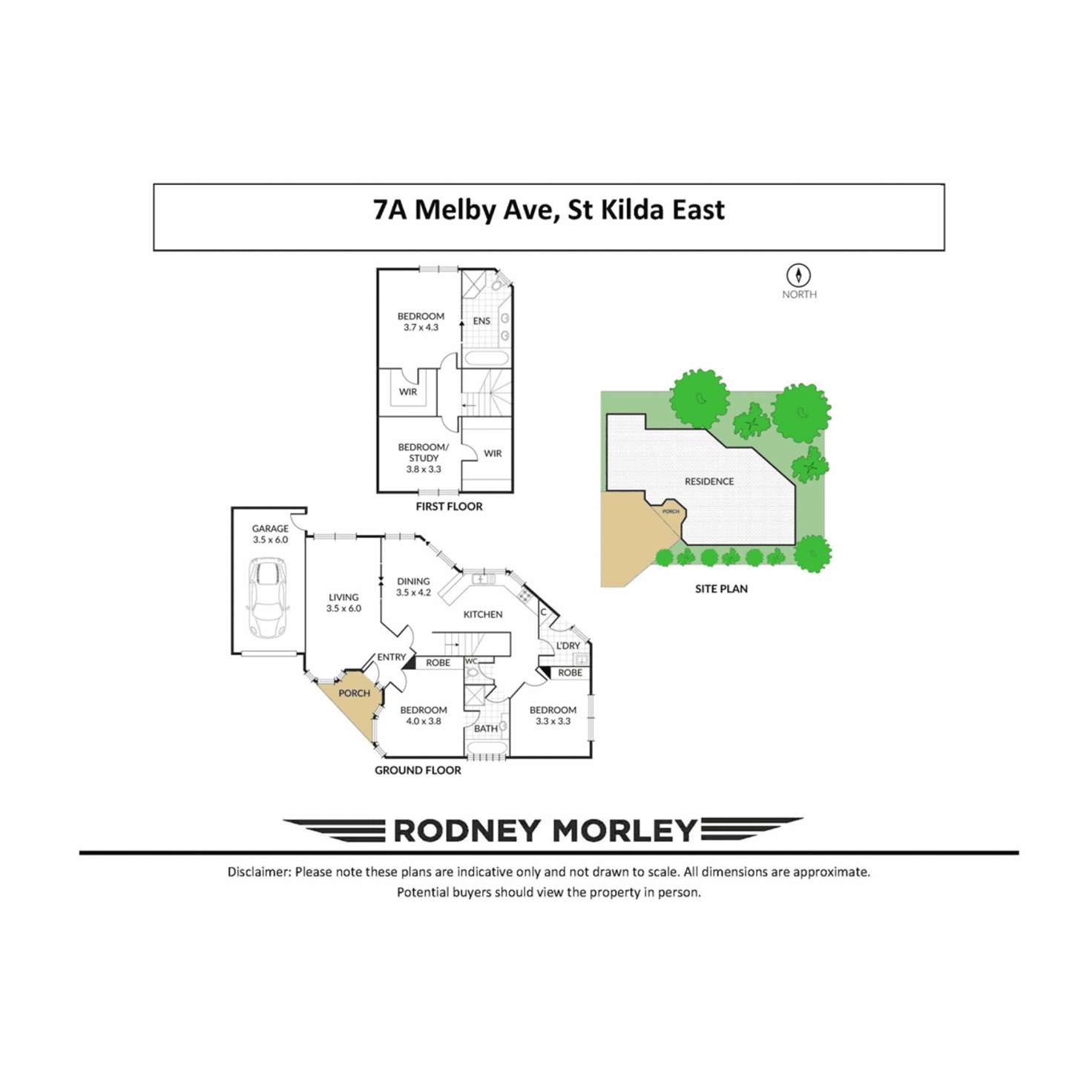 Floorplan of Homely townhouse listing, 7a Melby Avenue, St Kilda East VIC 3183
