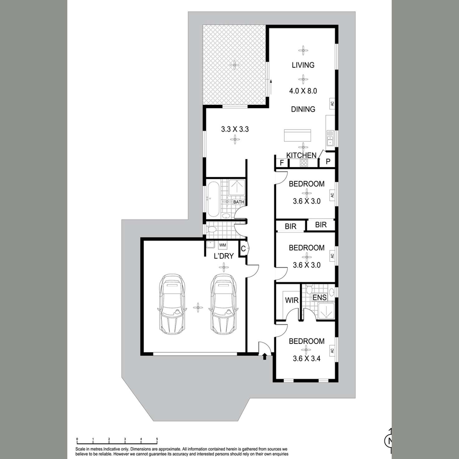 Floorplan of Homely house listing, 35 Myrtlewood Crescent, Zuccoli NT 832