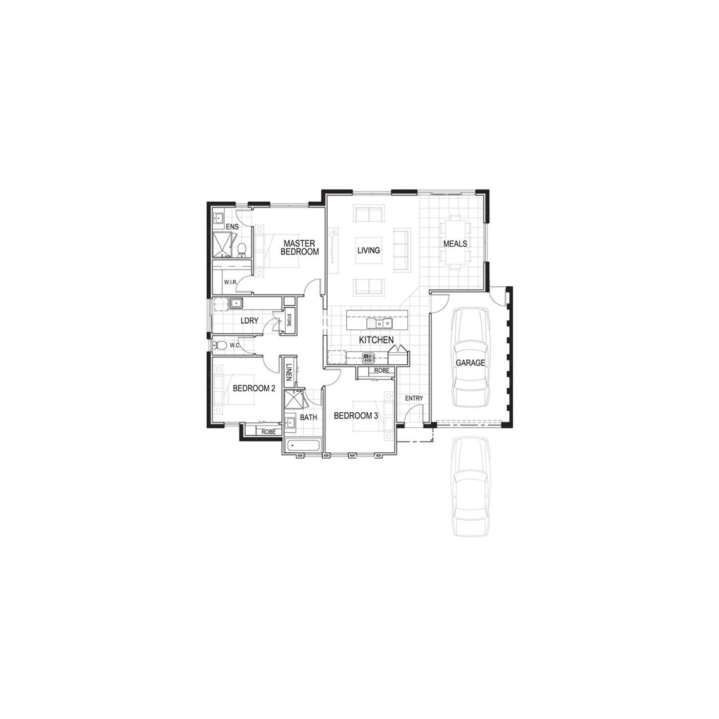 Floorplan of Homely house listing, 66 Giot Drive, Wendouree VIC 3355