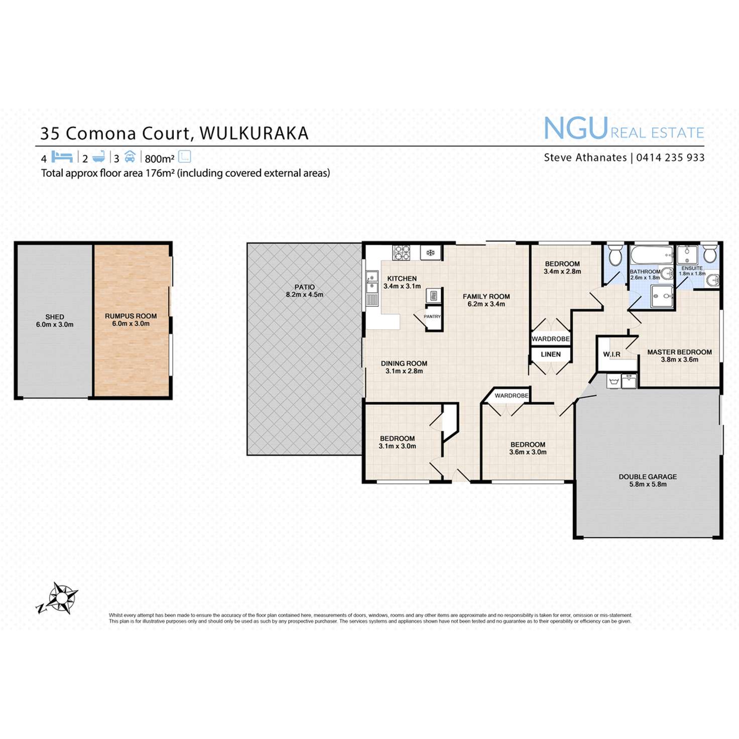 Floorplan of Homely house listing, 35 Comona Court, Wulkuraka QLD 4305