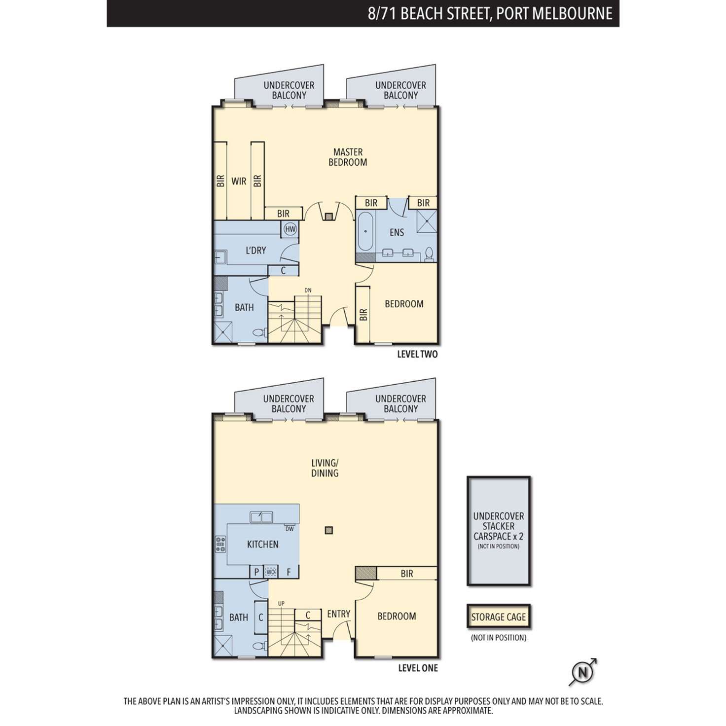 Floorplan of Homely apartment listing, 8/71 Beach Street, Port Melbourne VIC 3207