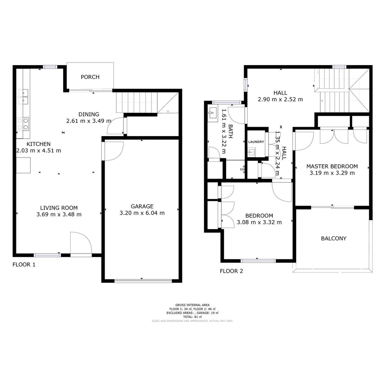 Floorplan of Homely house listing, 15 Chalmers Link, Bridgewater TAS 7030