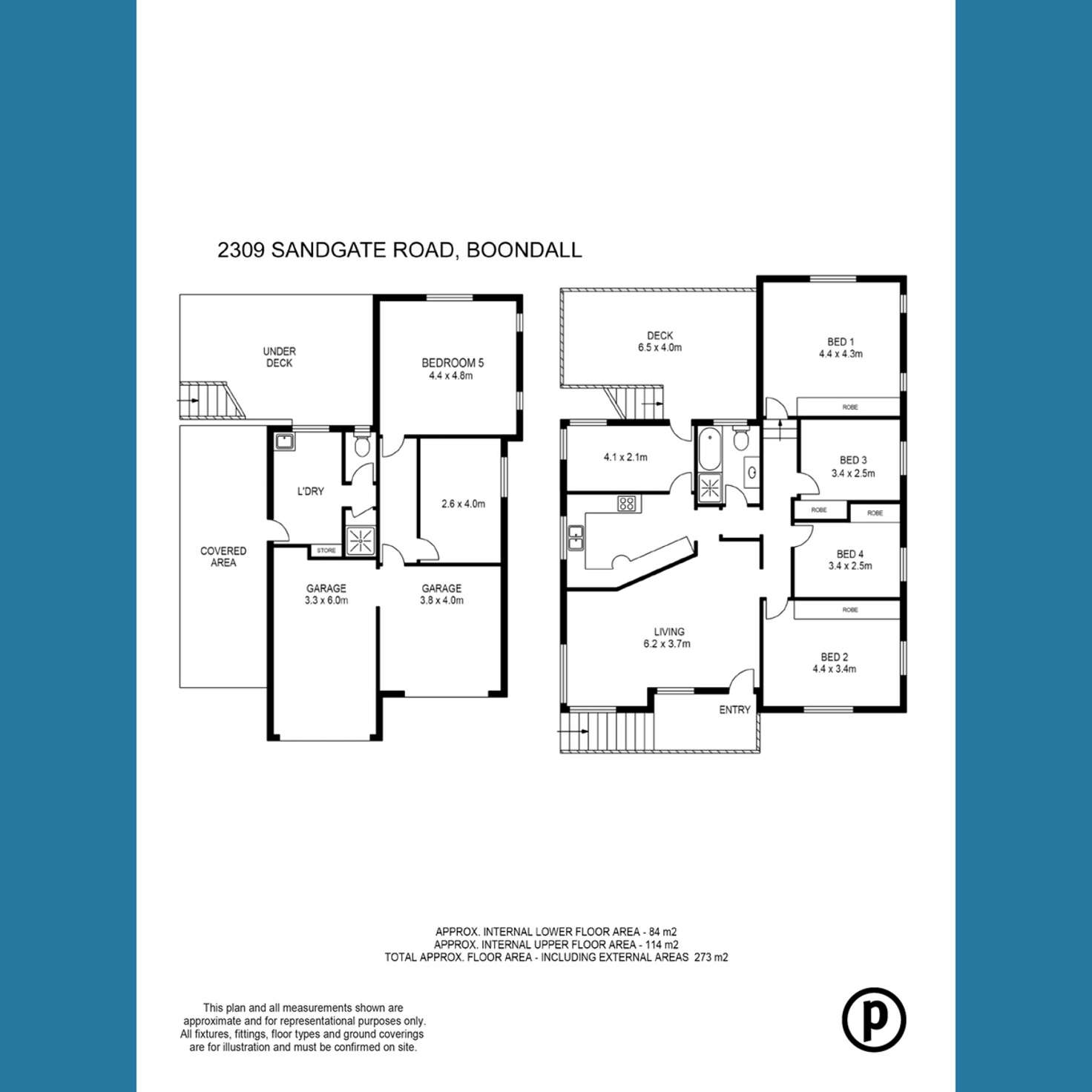 Floorplan of Homely house listing, 2309 Sandgate Road, Boondall QLD 4034