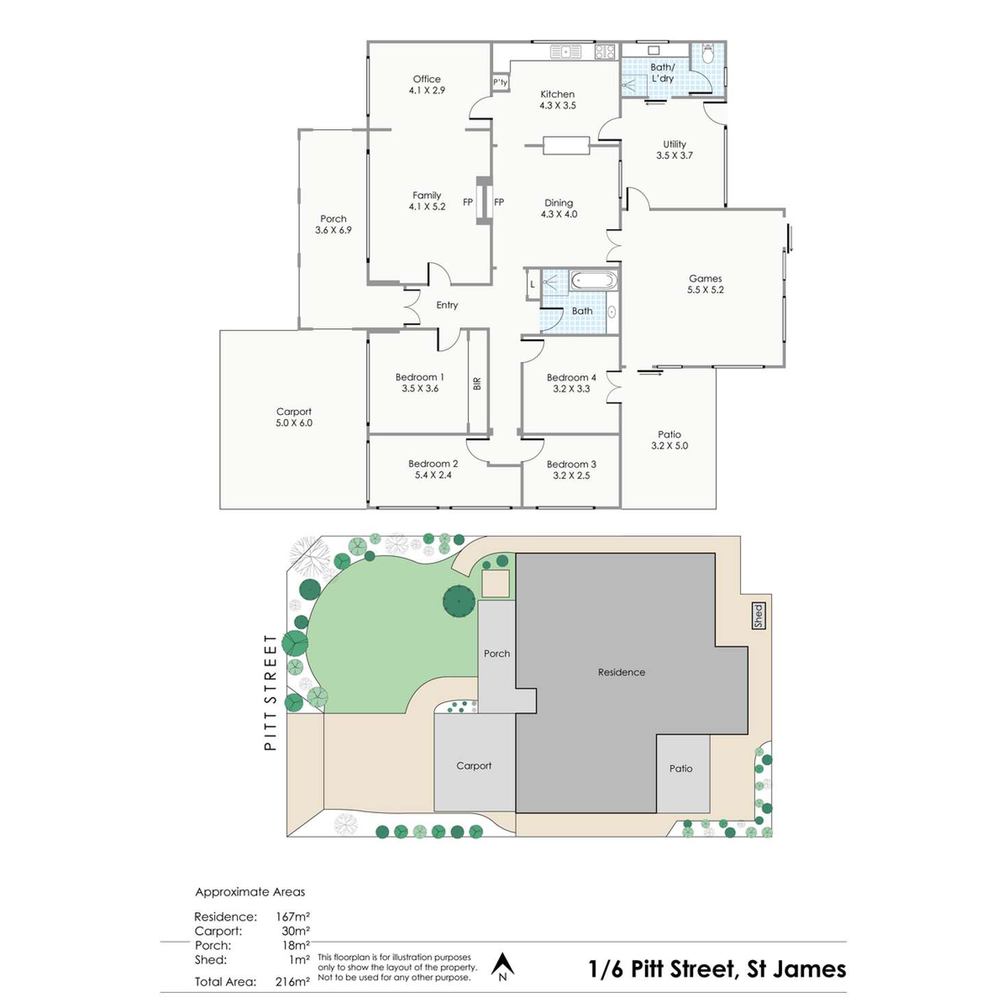 Floorplan of Homely house listing, 6A Pitt Street, St James WA 6102